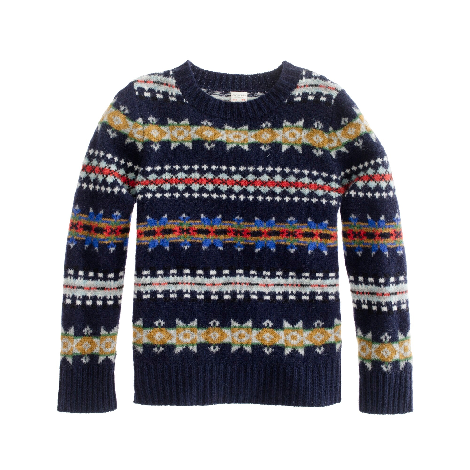 Boys' lambswool Fair Isle sweater : Boy wool | J.Crew