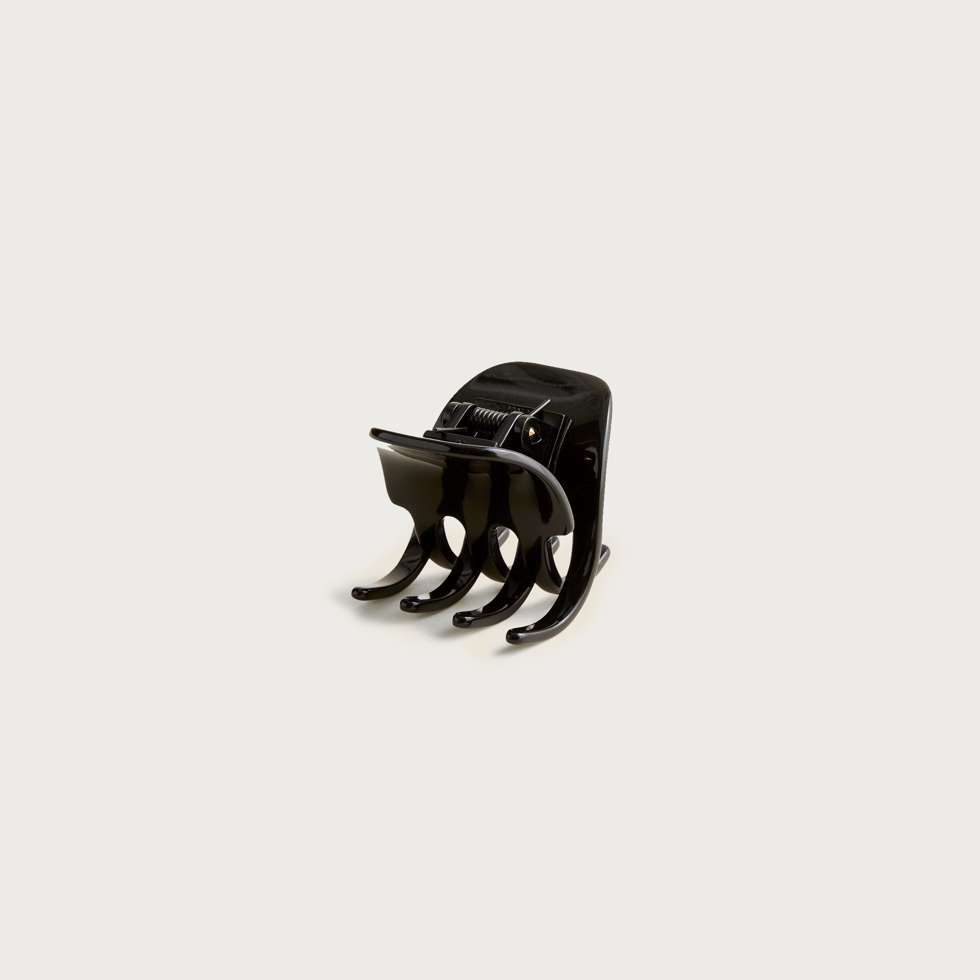 Classic hair clip in Italian tortoise