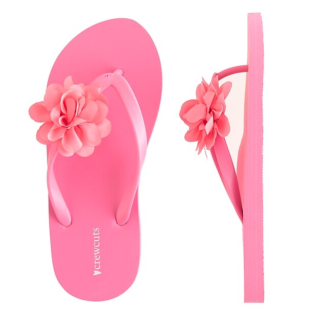 Girls' blossom flip-flops : Girl flip-flops & sandals | J.Crew