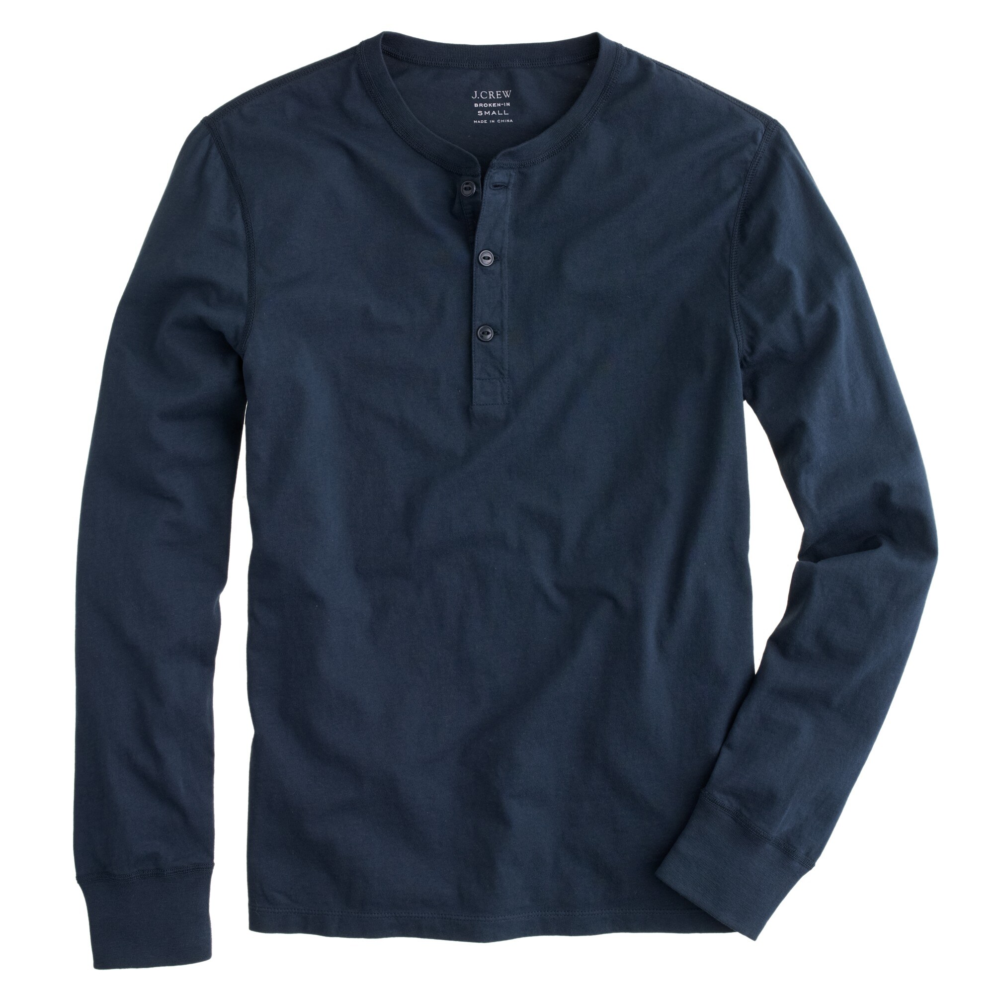 Slim broken-in henley