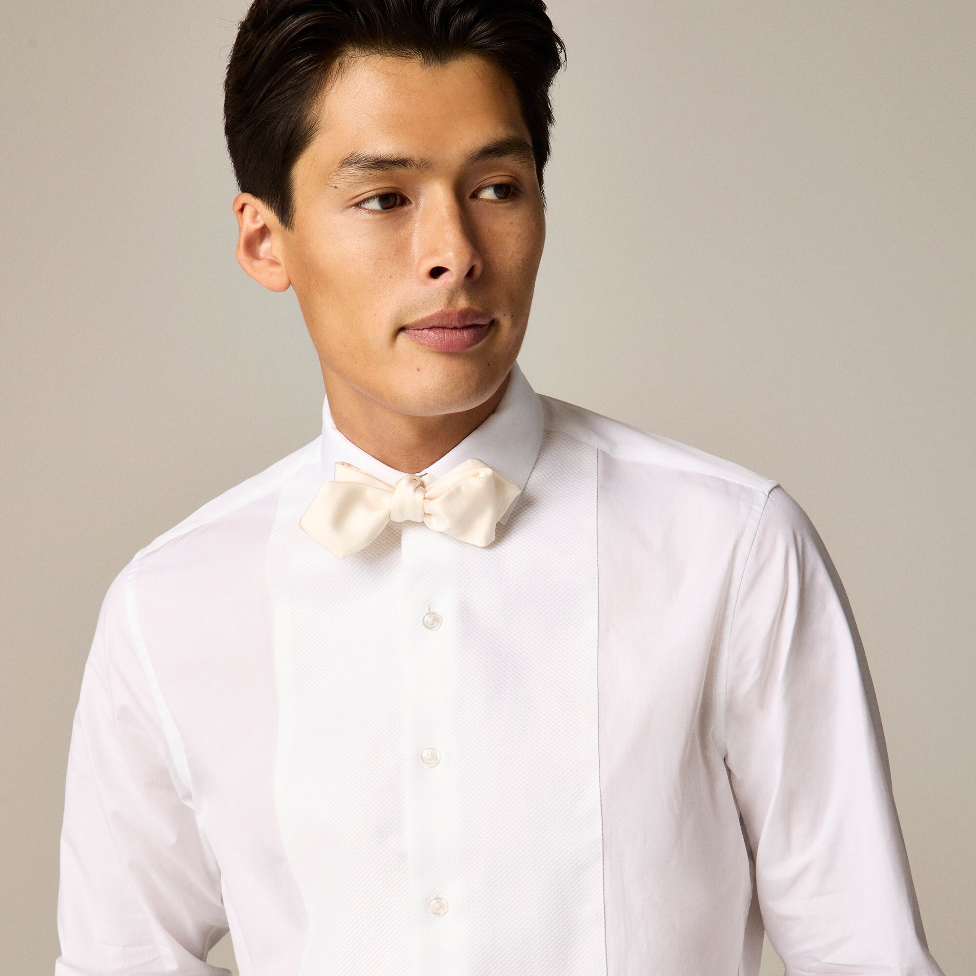 English Satin Point Bow Tie For Men | J.Crew