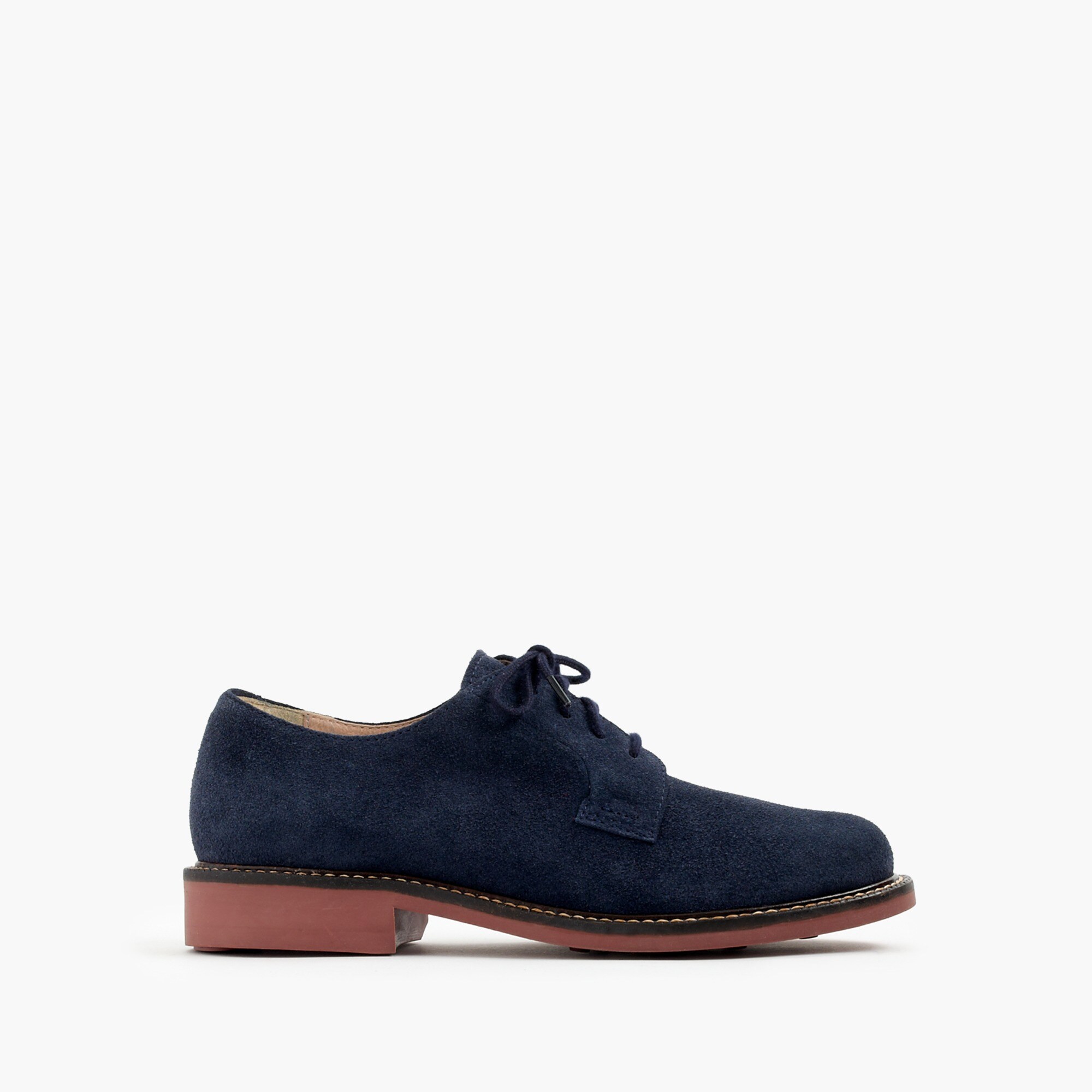 J. Crew Suede Bucks Dress Lace-up Oxford shoes size 10 Saddle Shoes In Leather And English Suede For Men | J.Crew main image 4
