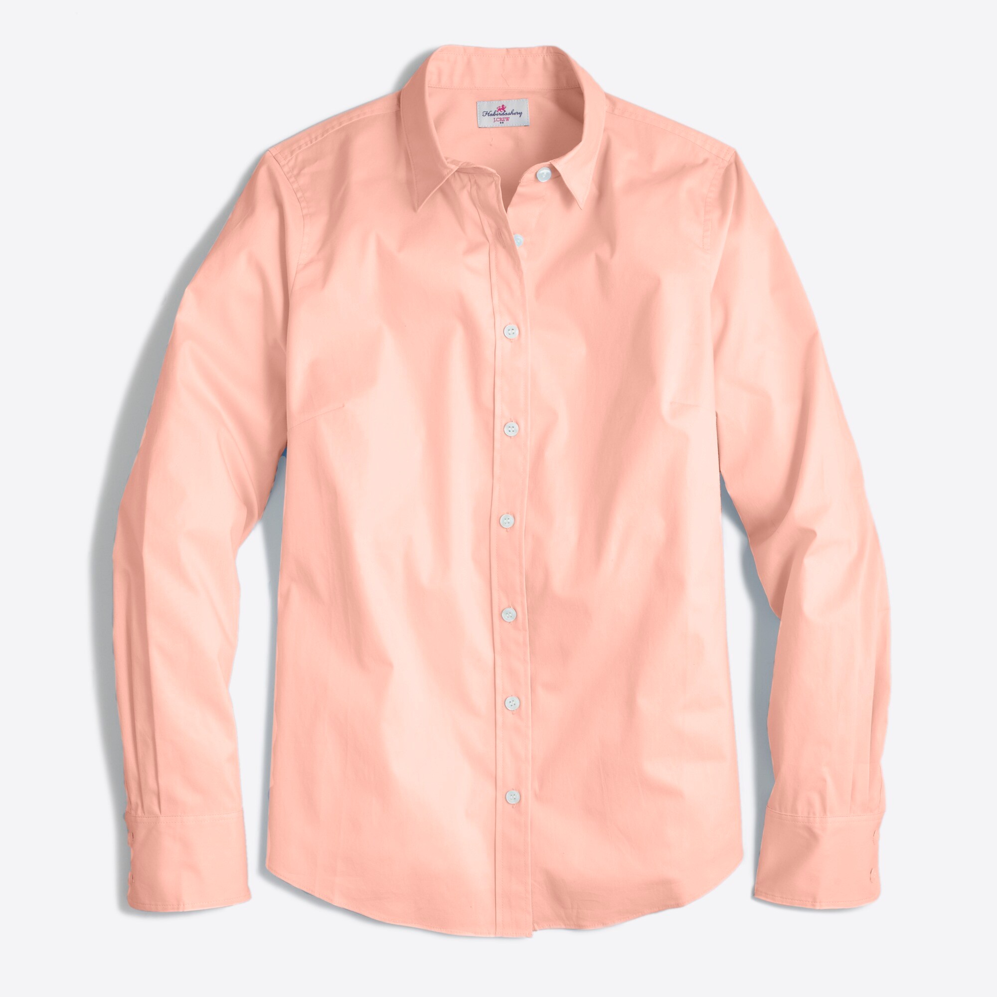 stretch classic button-down shirt for women
