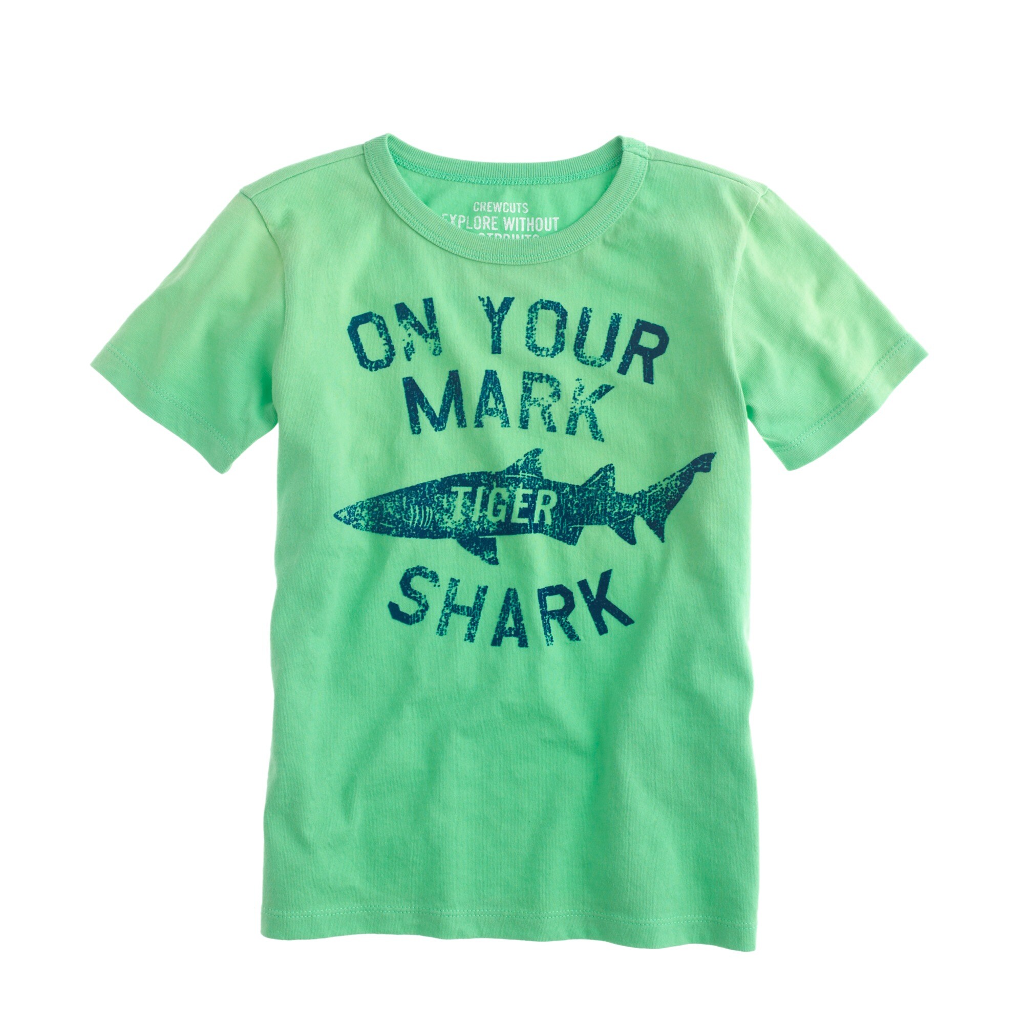 on your mark tiger shark shirt