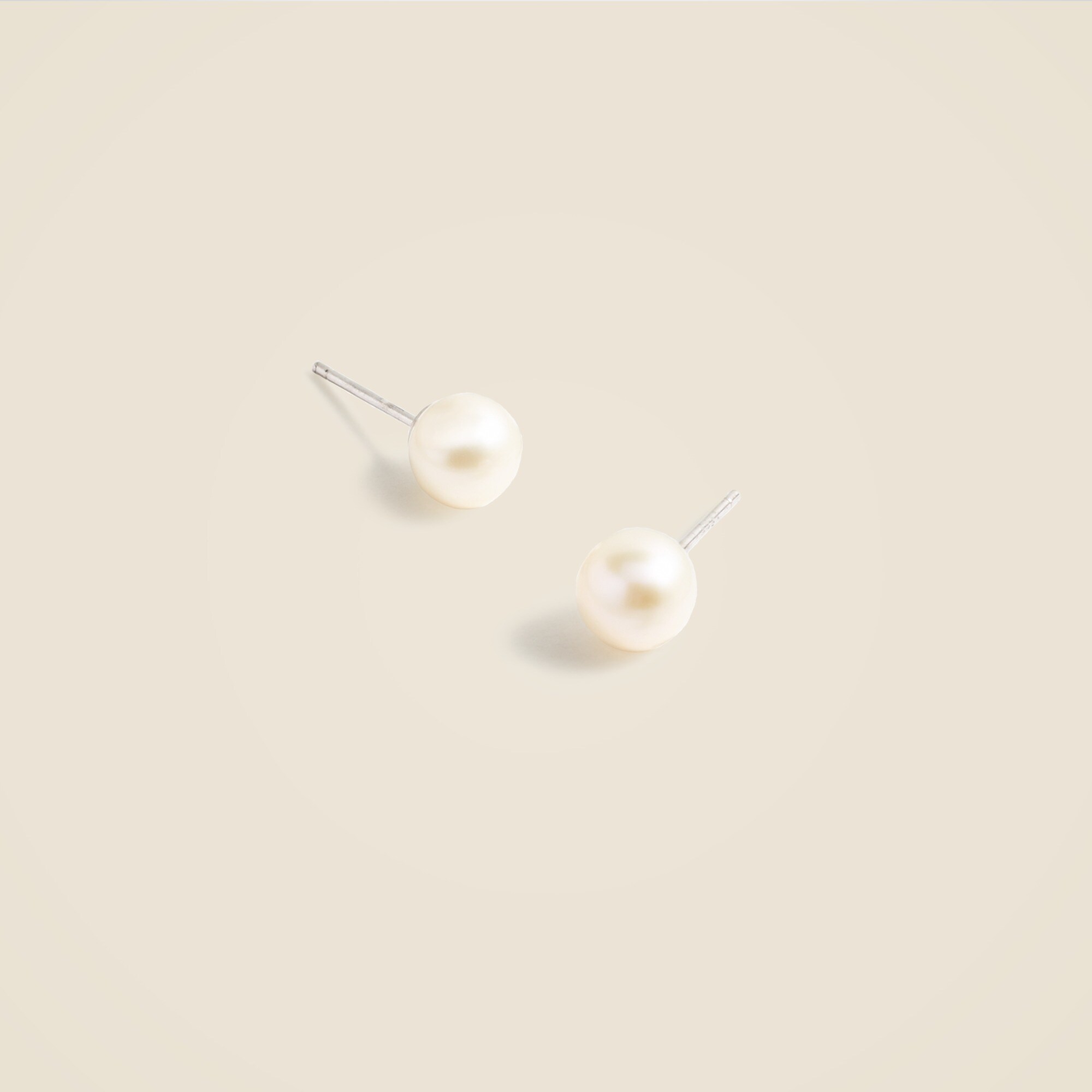 Pearl stud earrings