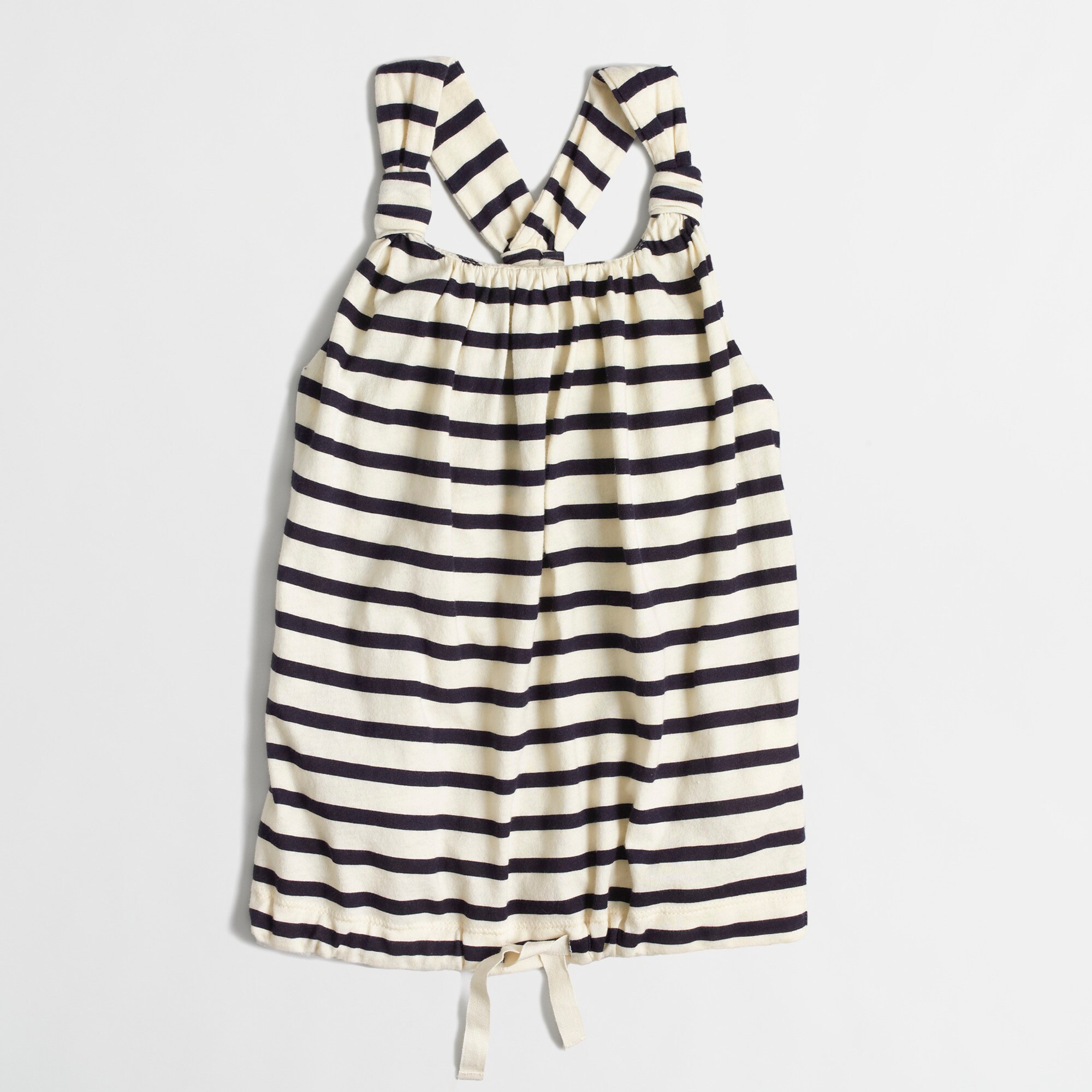 Factory girls' stripe drawstring tank