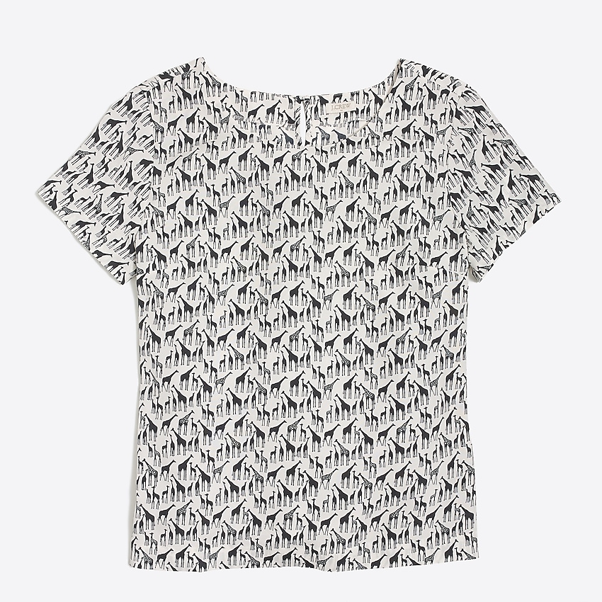 factory: printed tee for women, right side, view zoomed
