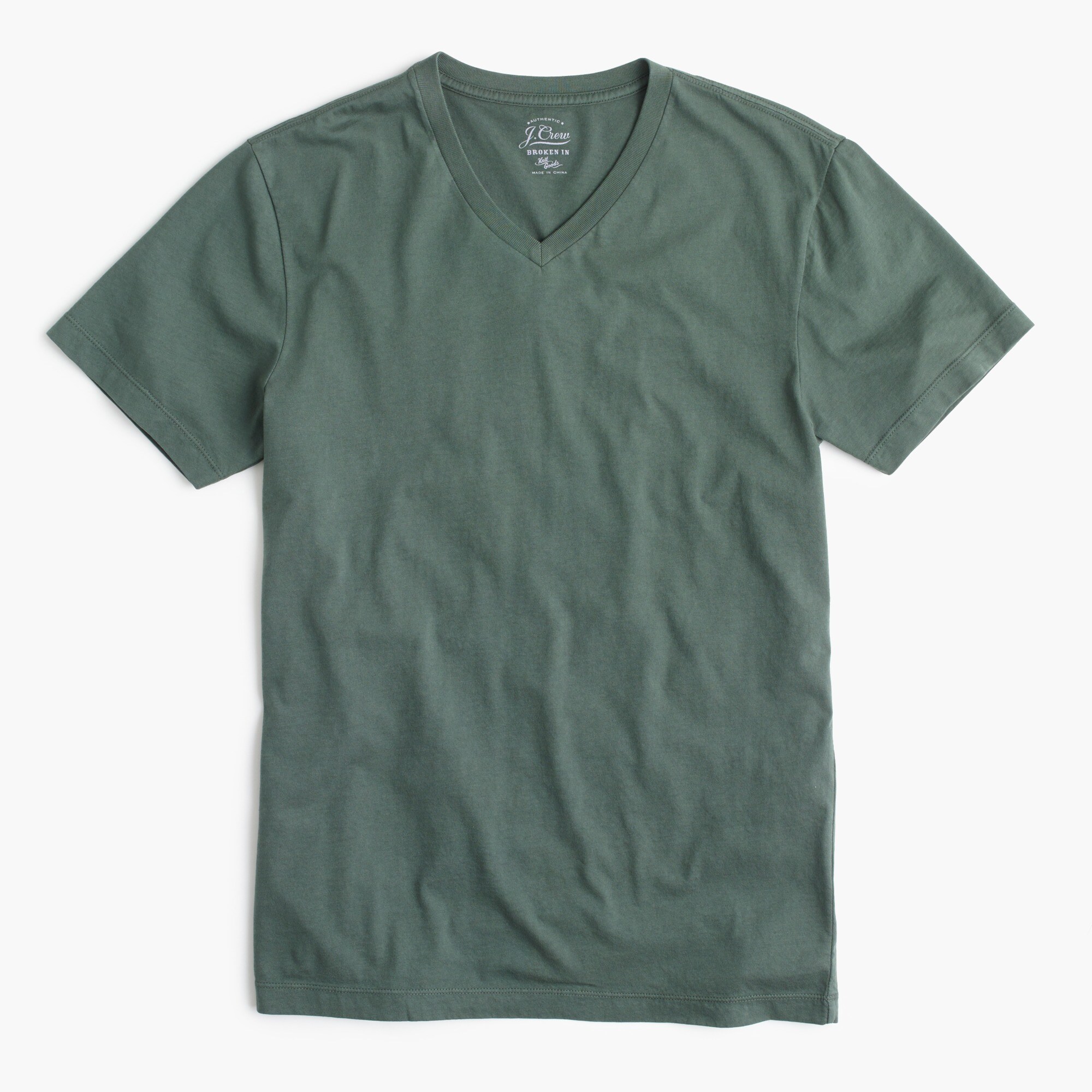 Broken-in V-neck T-shirt