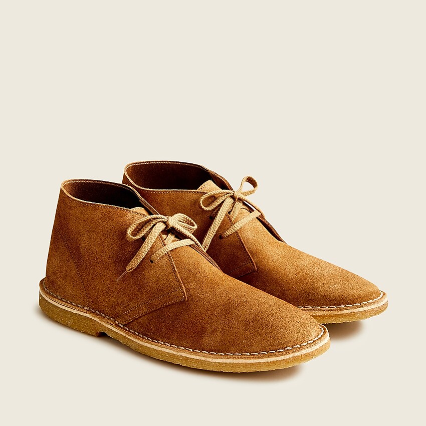 j.crew: unisex 1990 macalister boot in suede for men, right side, view zoomed