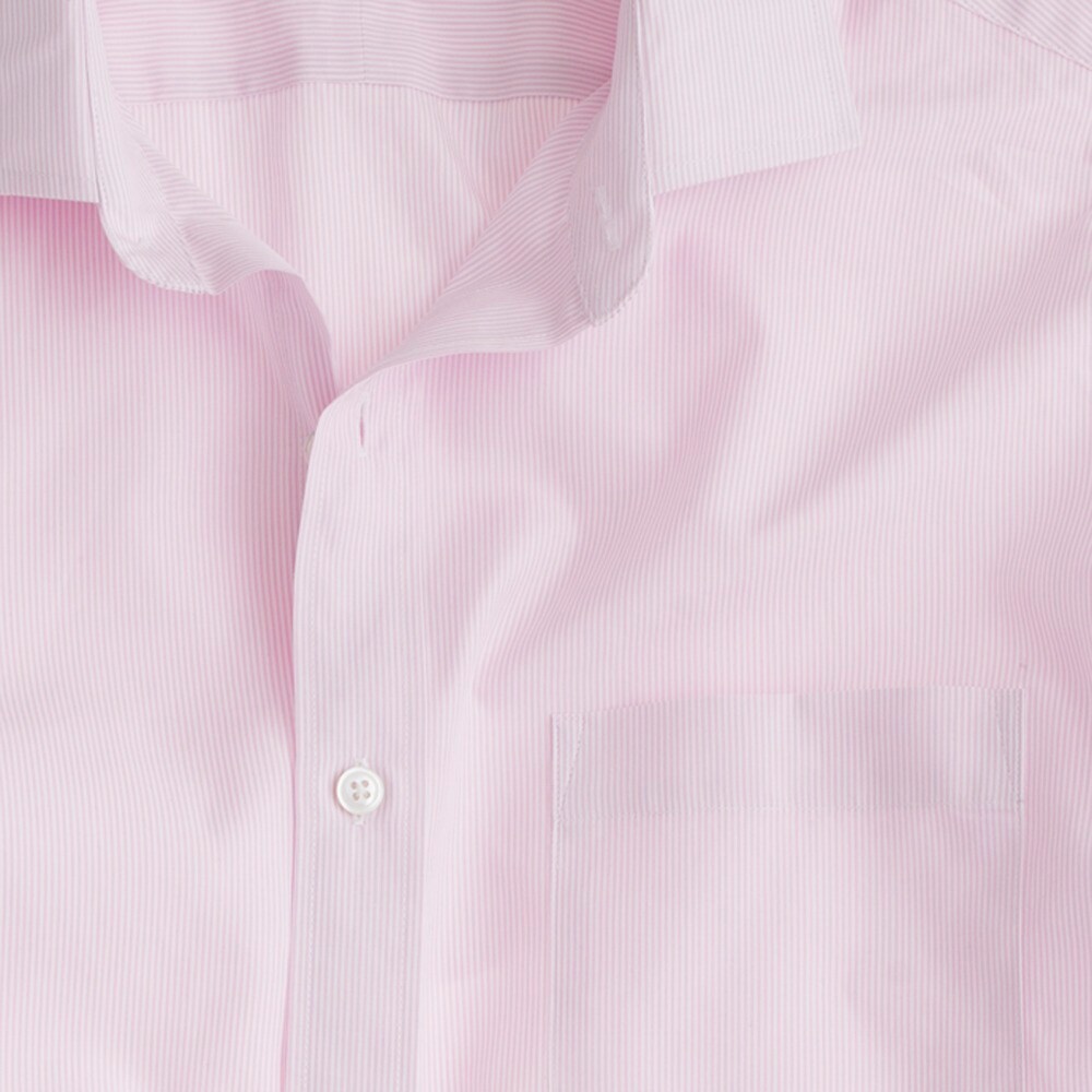 pink spread collar dress shirt