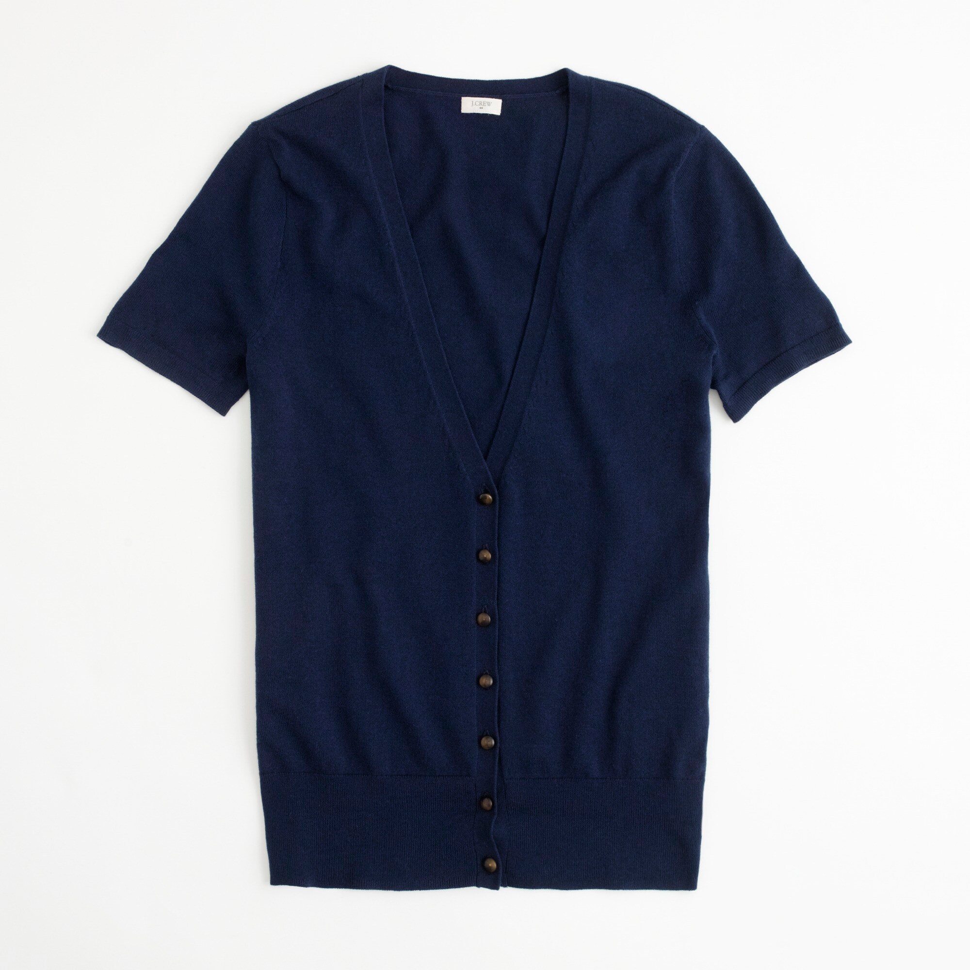 Factory short-sleeve cardigan