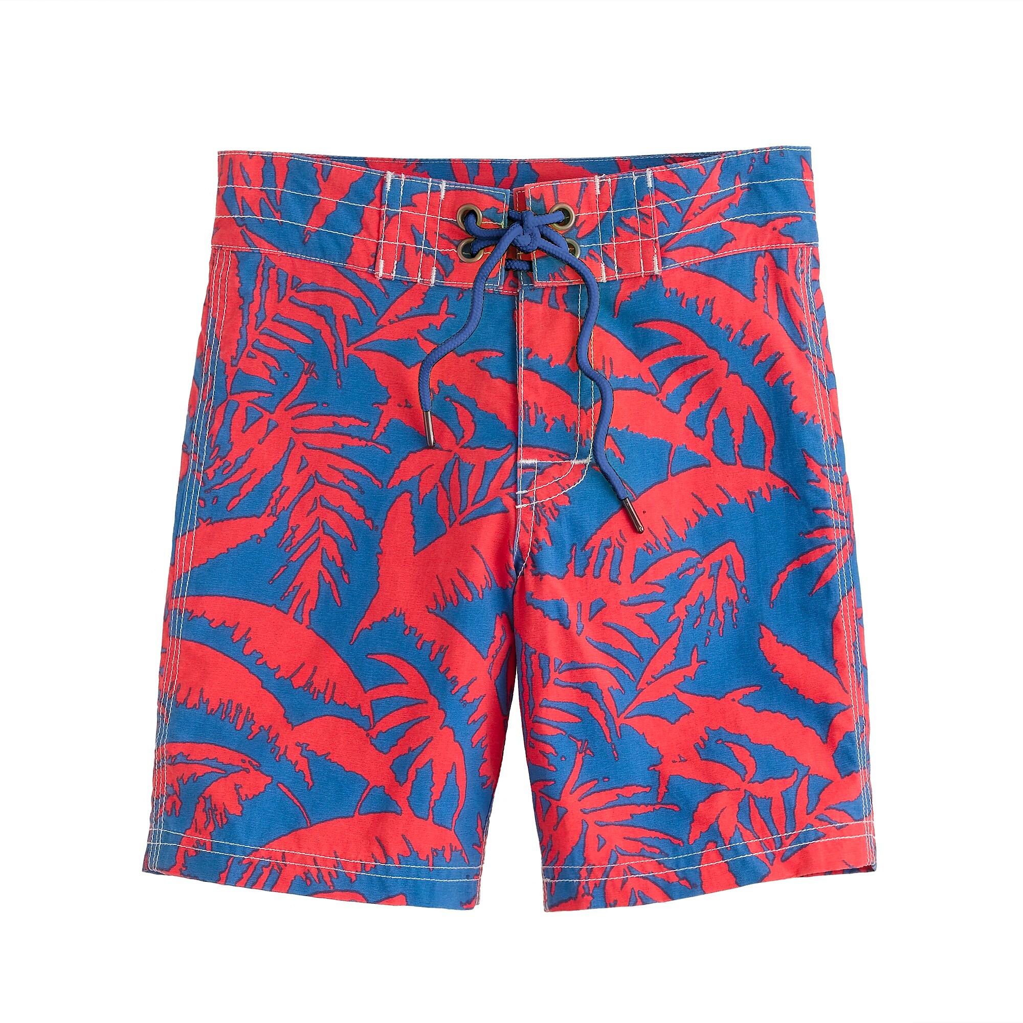 Boys' board shorts in neon palm tree print : Boy board shorts | J.Crew