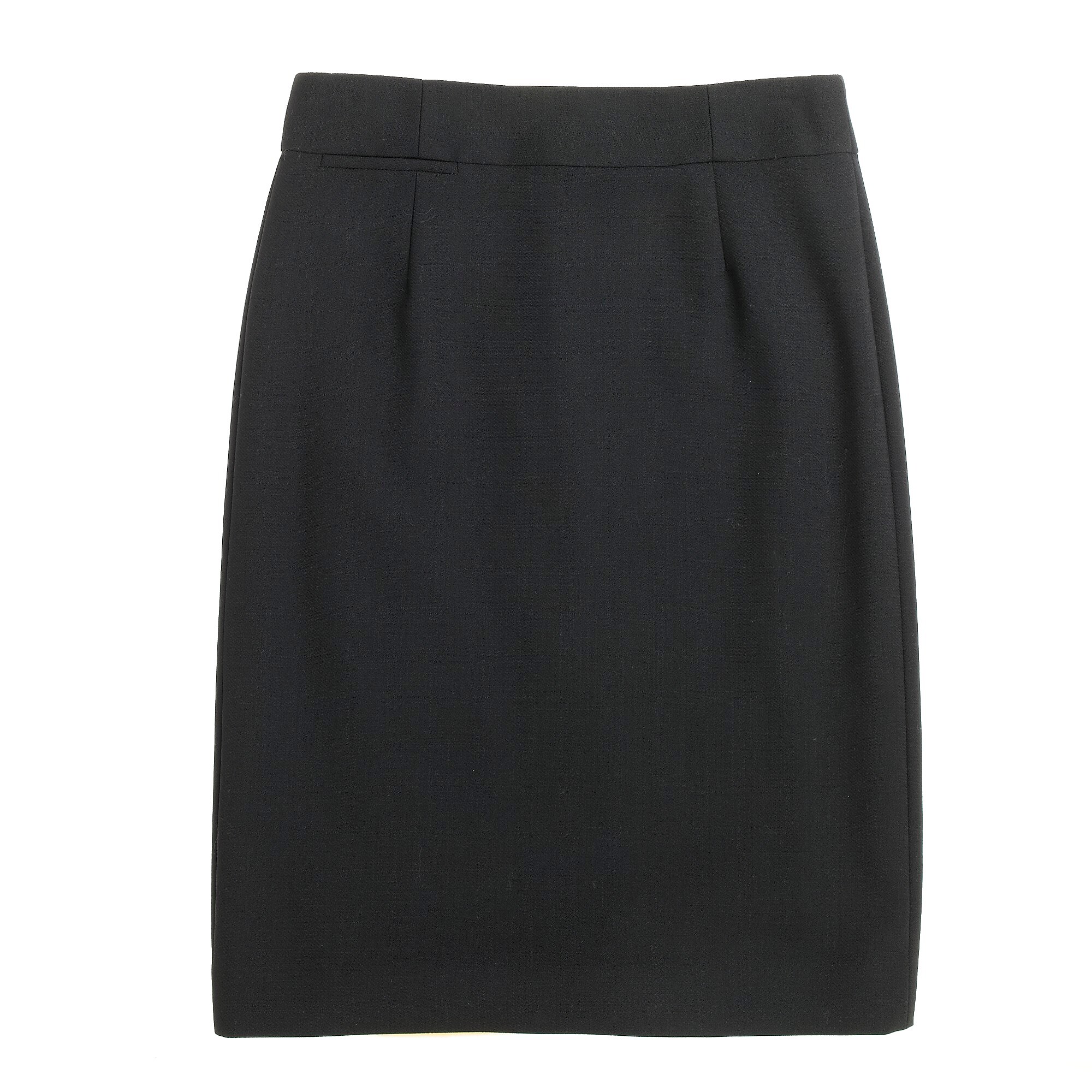 Pencil skirt in wool crepe : Women pencil | J.Crew