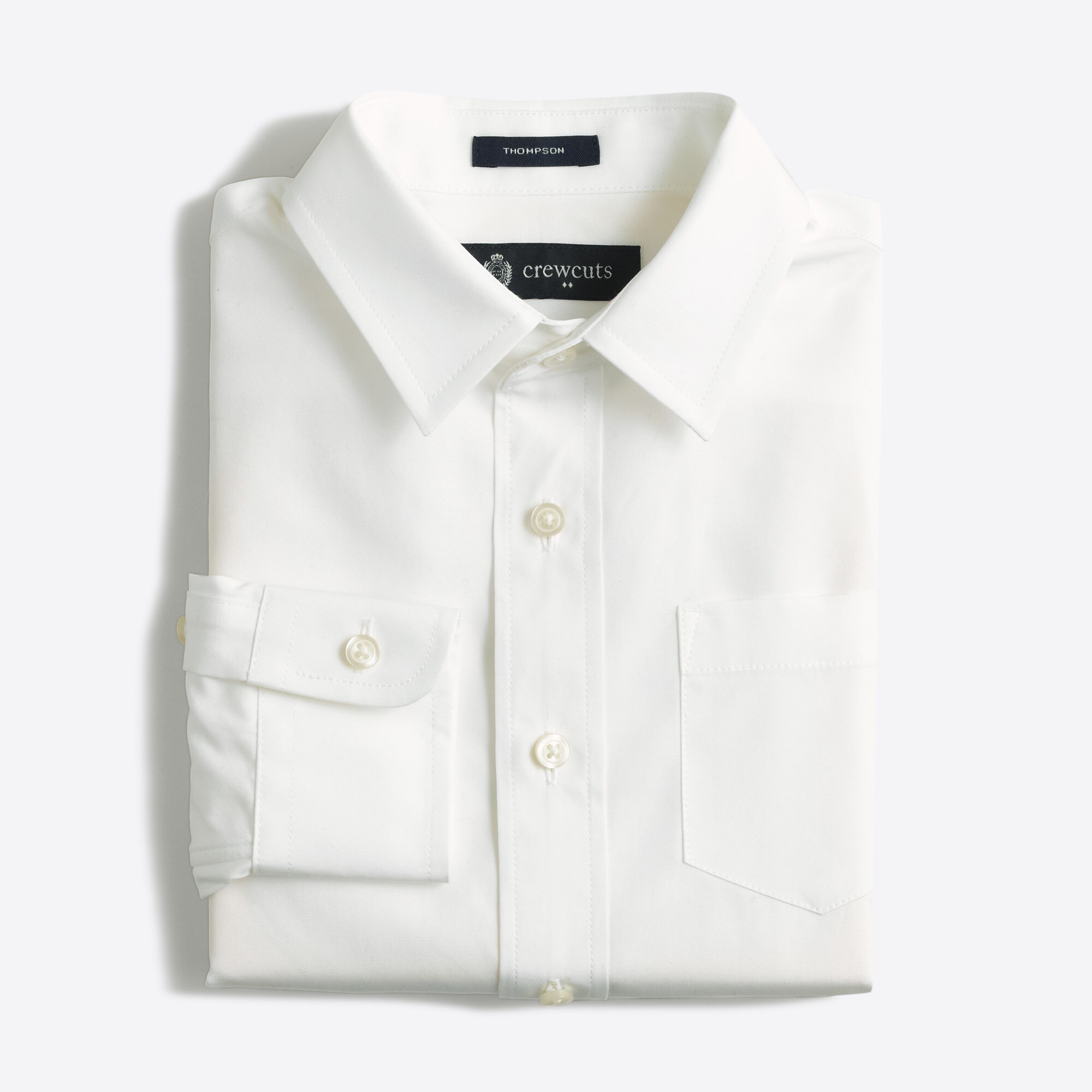 Boys' Thompson point-collar dress shirt