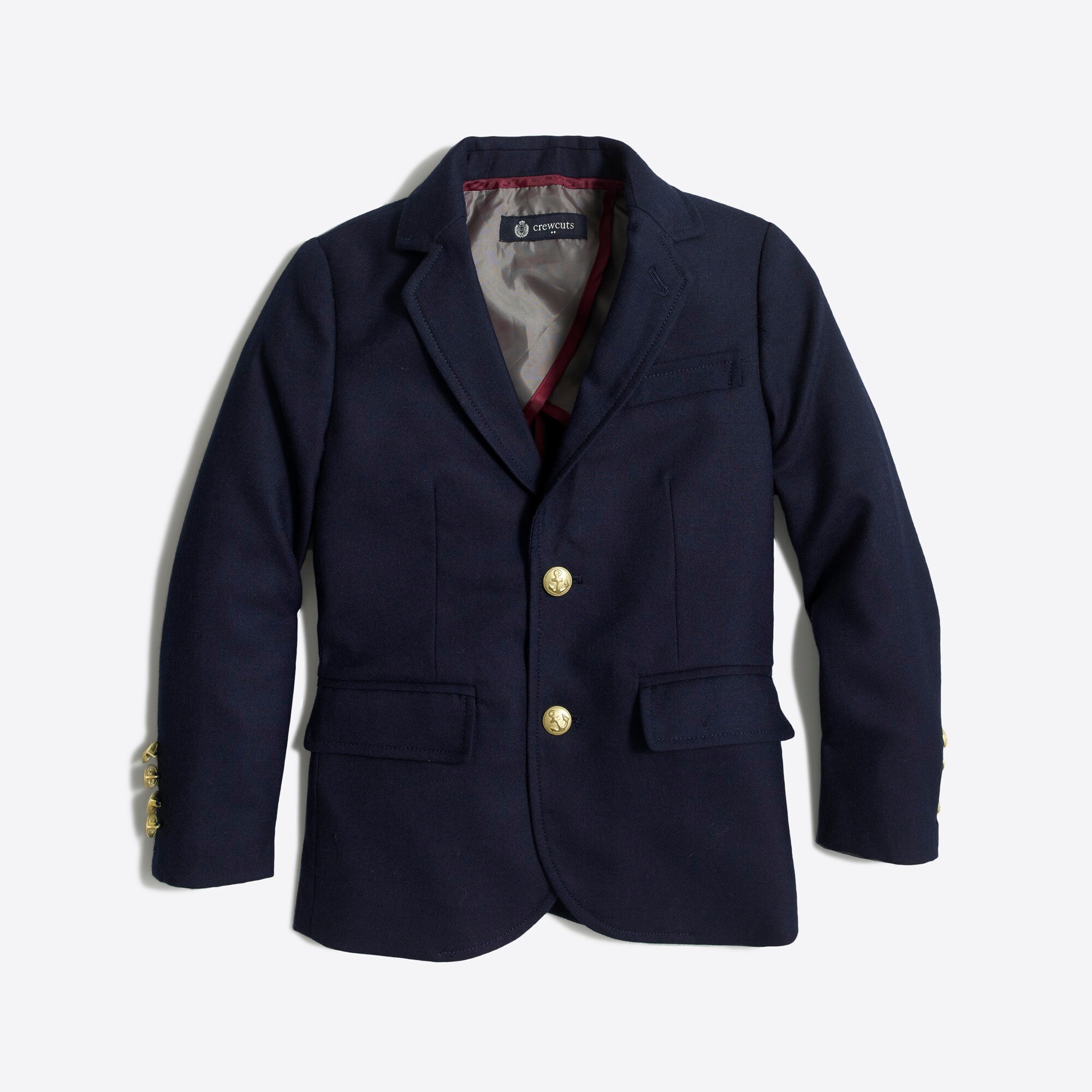 kids' gold-button blazer for boys