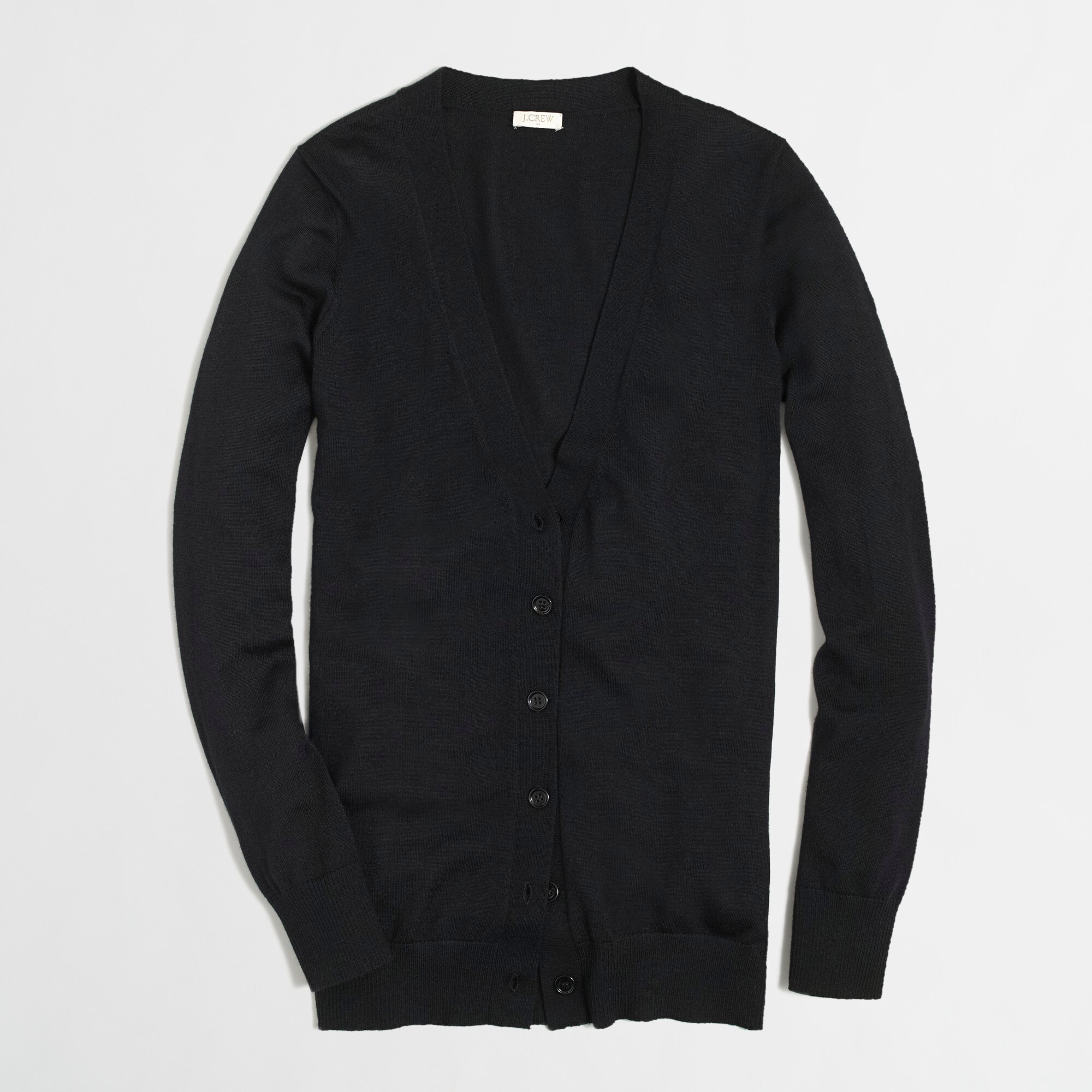 Factory merino long cardigan