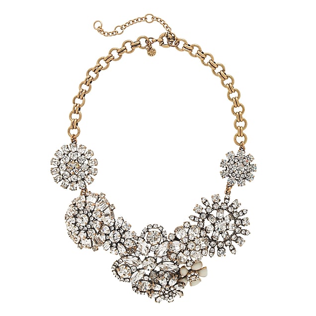 Flower lattice necklace : | J.Crew