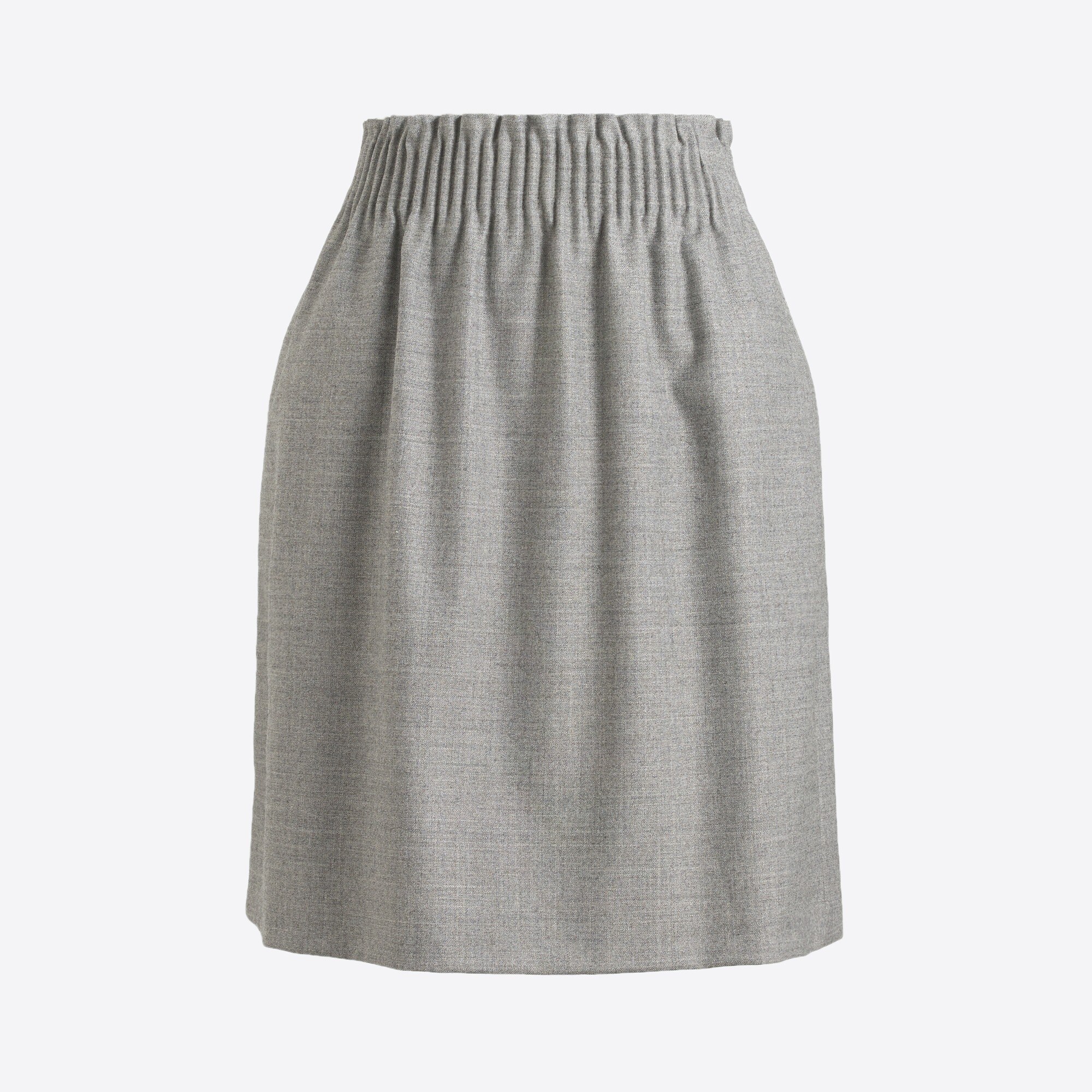 Wool sidewalk skirt