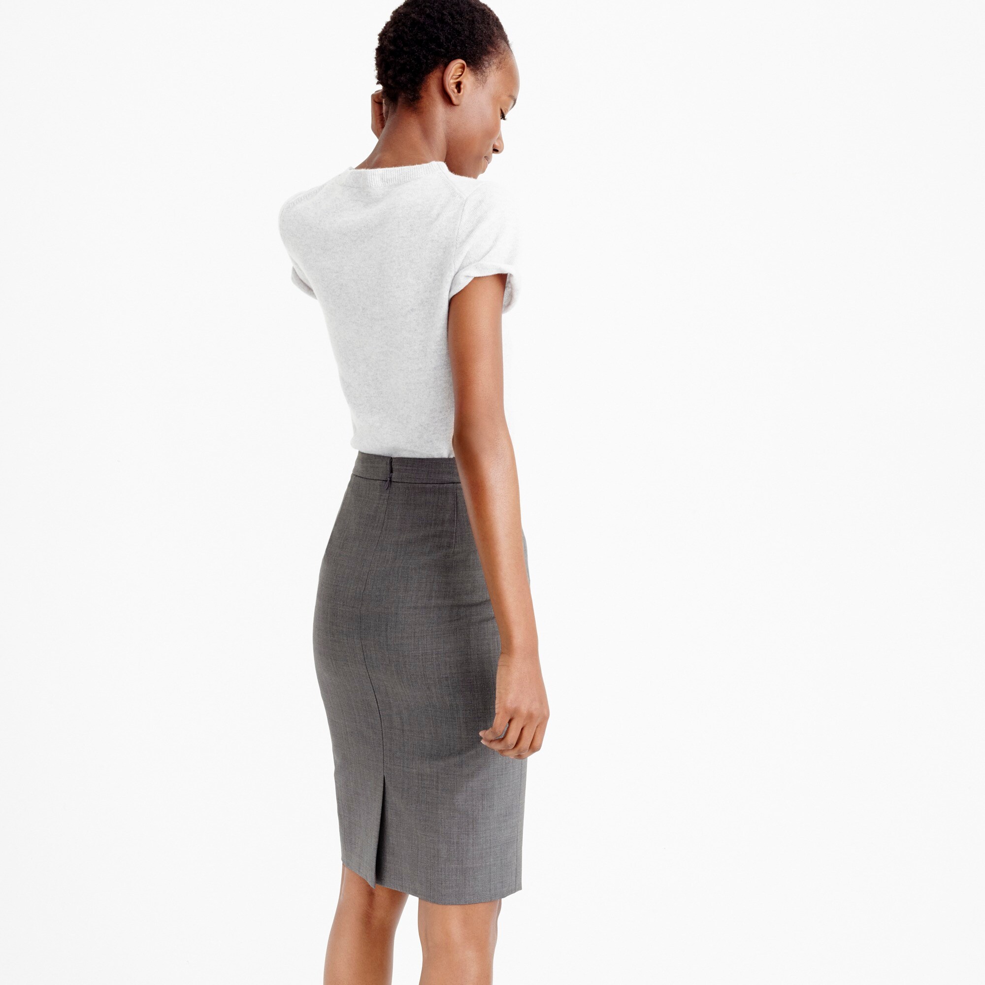 Pencil Skirt In Italian Stretch Wool Women's Suit Skirts J.Crew