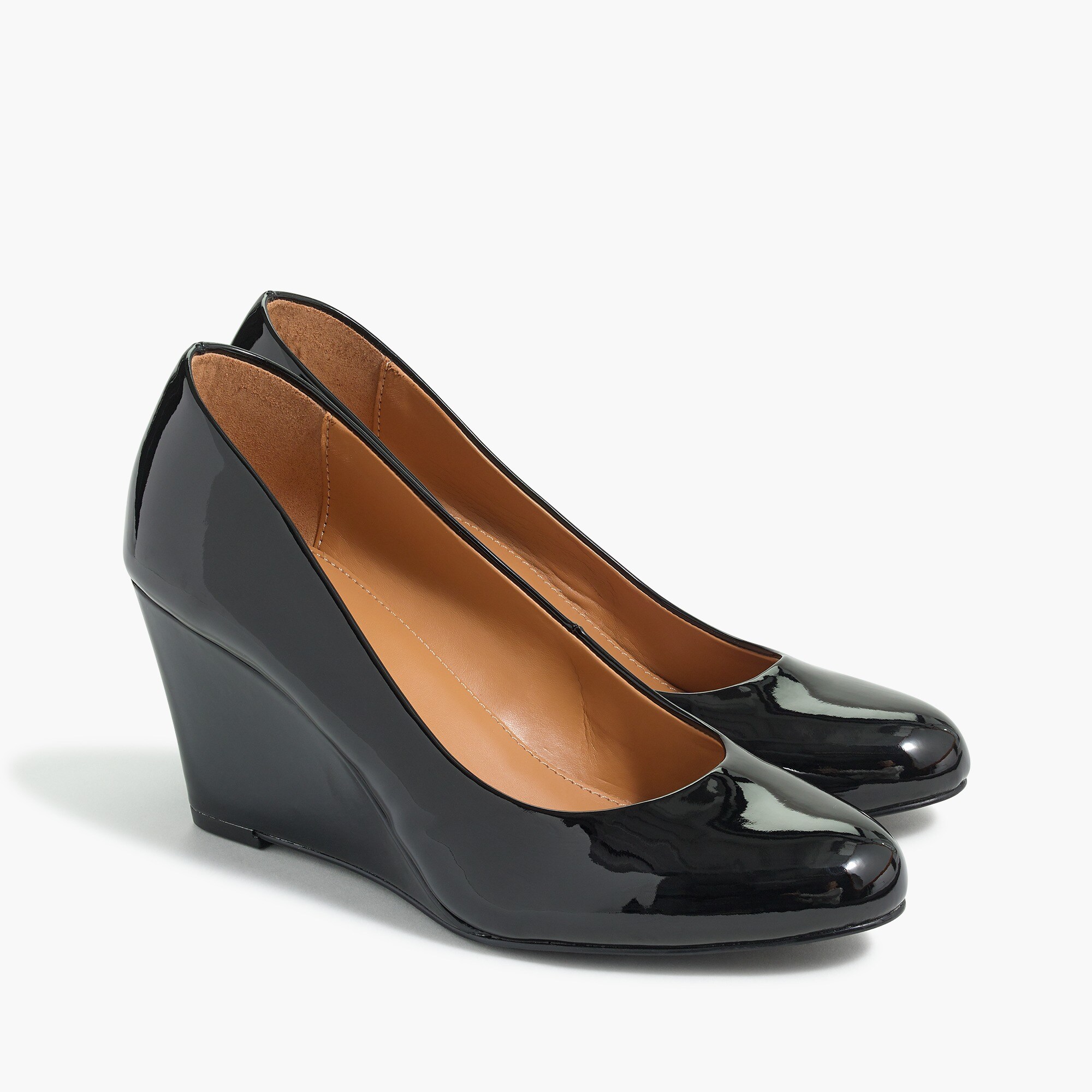 sylvia patent wedges for women