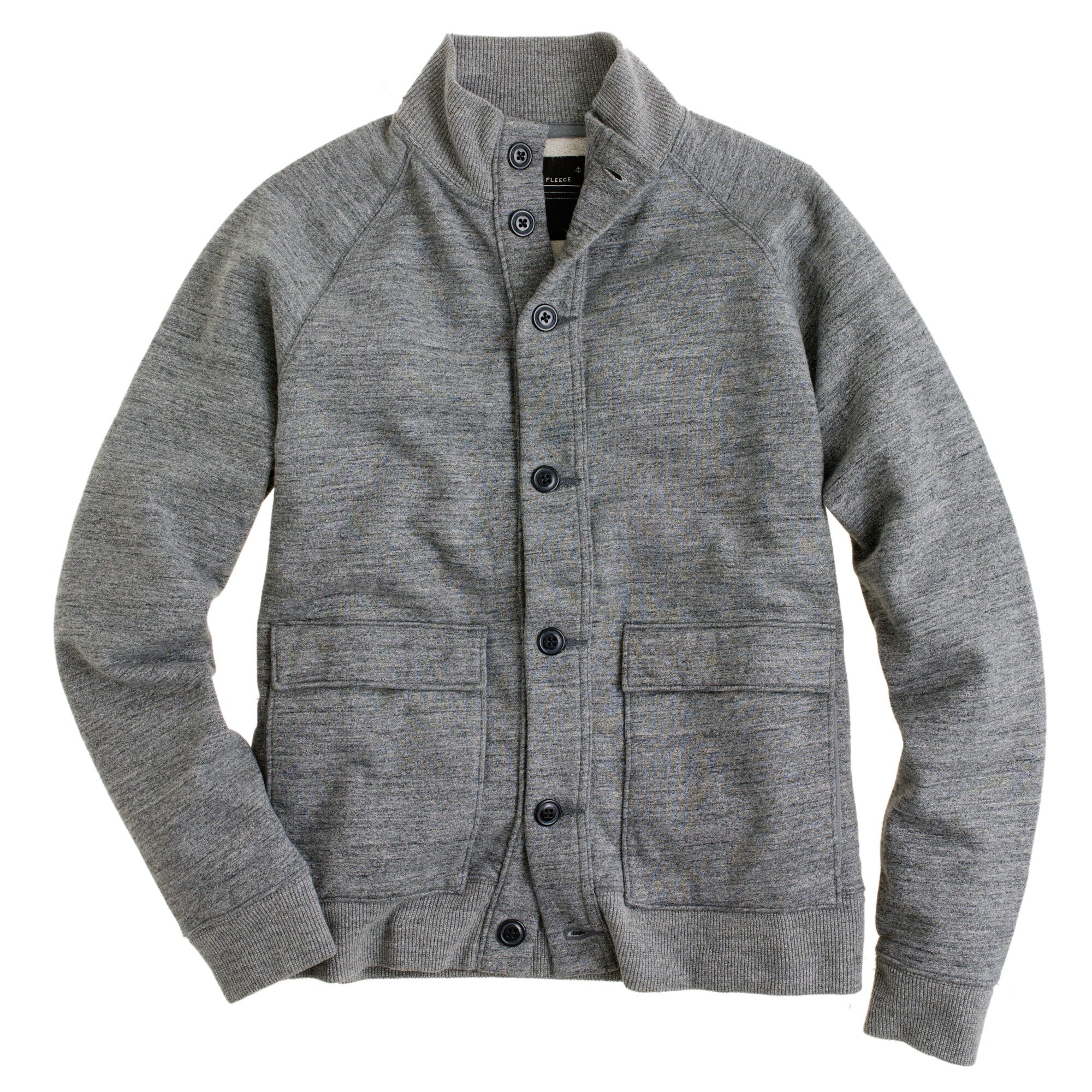 Marled sweatshirt cardigan J.Crew