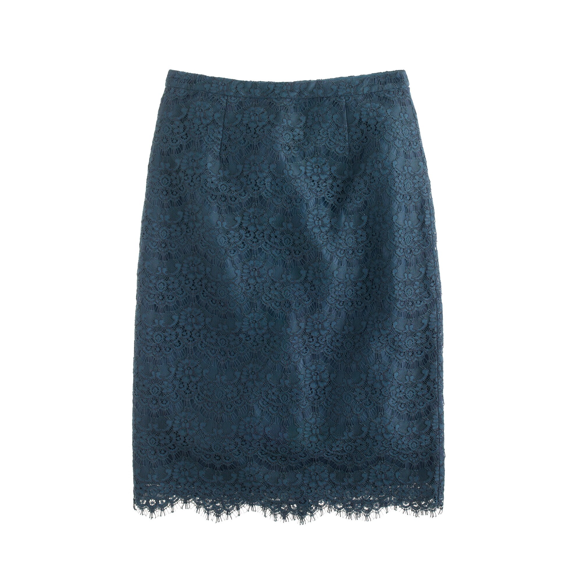 Collection pencil skirt in scalloped lace : Women pencil | J.Crew