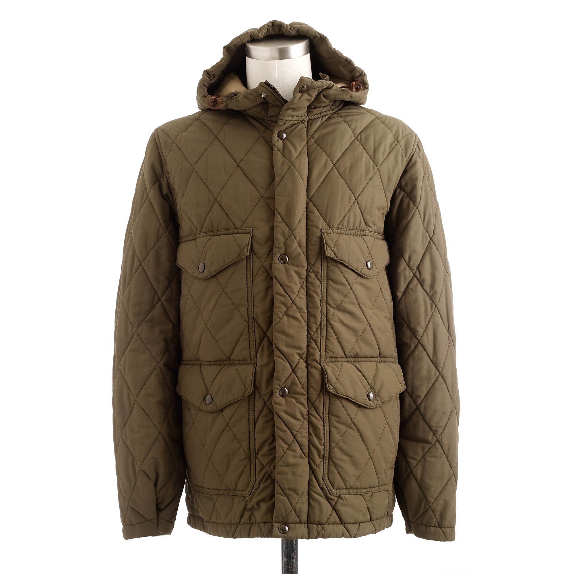 Quilted hooded Langham jacket : | J.Crew