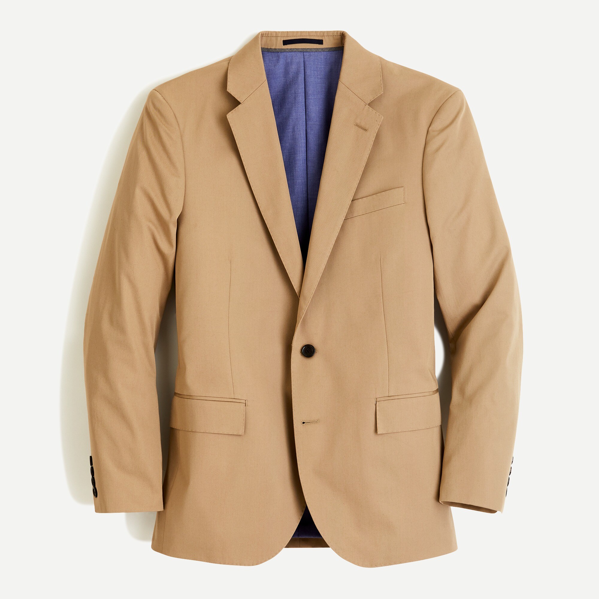 Ludlow Slim-fit suit jacket in Italian cotton chino