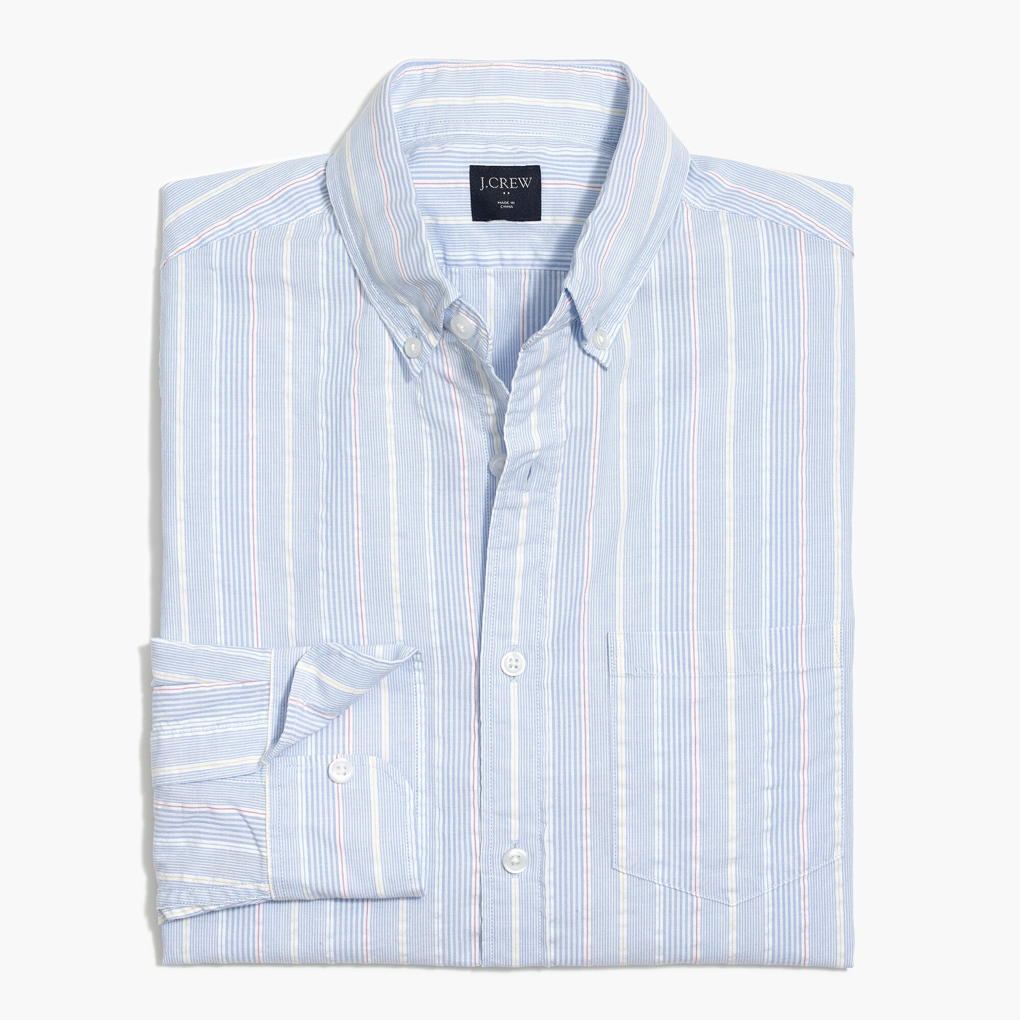 slim fit seersucker shirt