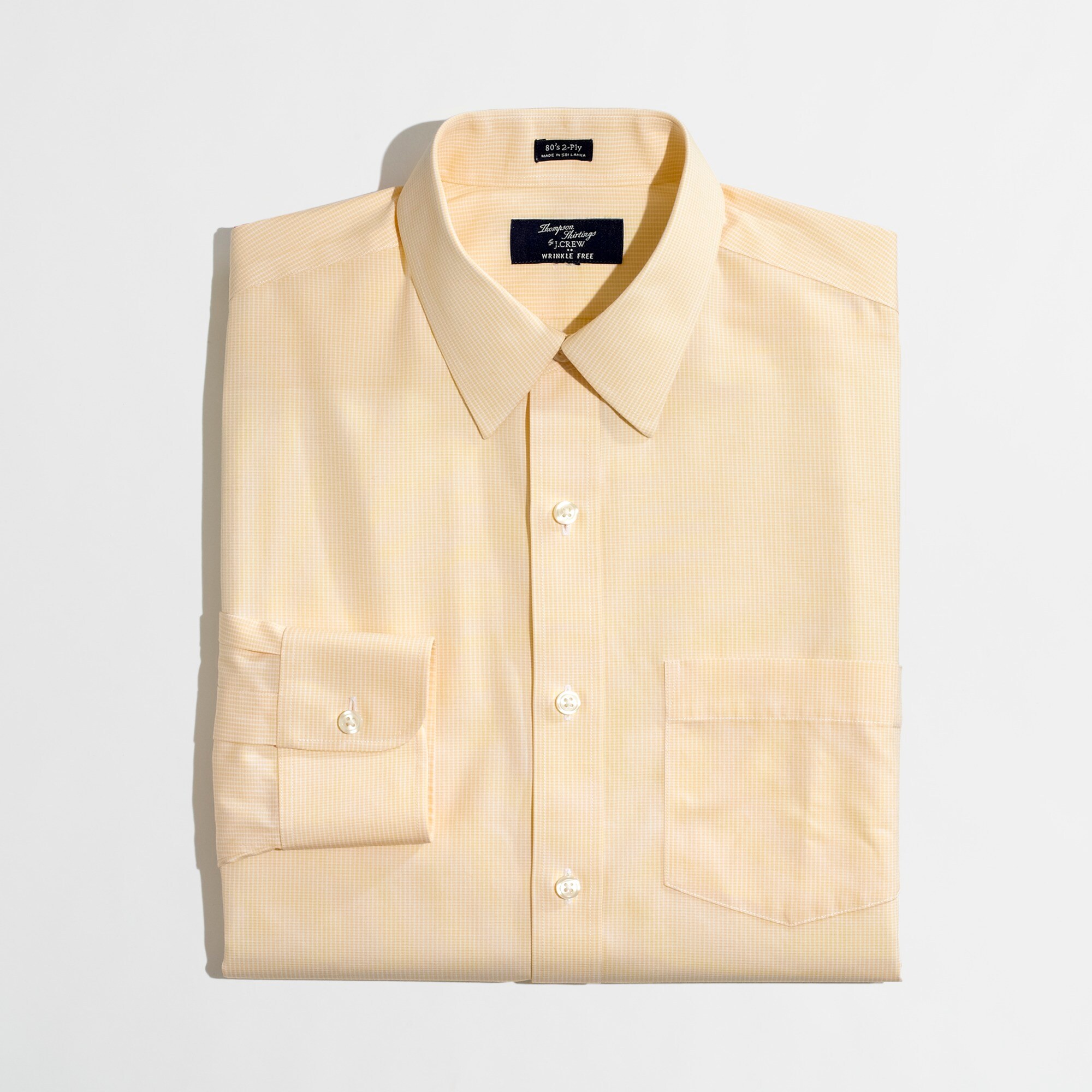 Wrinkle-free Voyager dress shirt in mini-tattersall