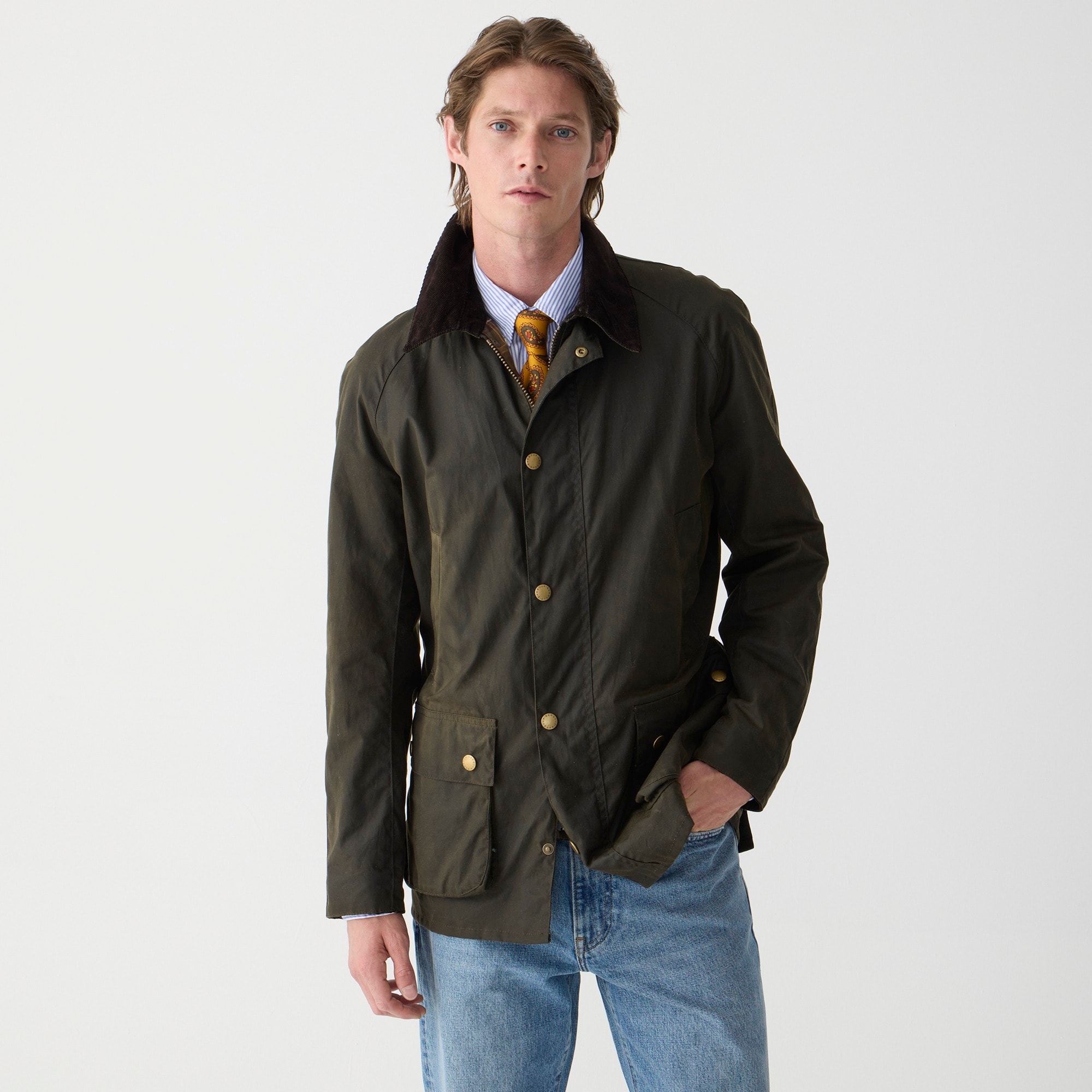 j.crew: barbour&reg; sylkoil ashby jacket for men