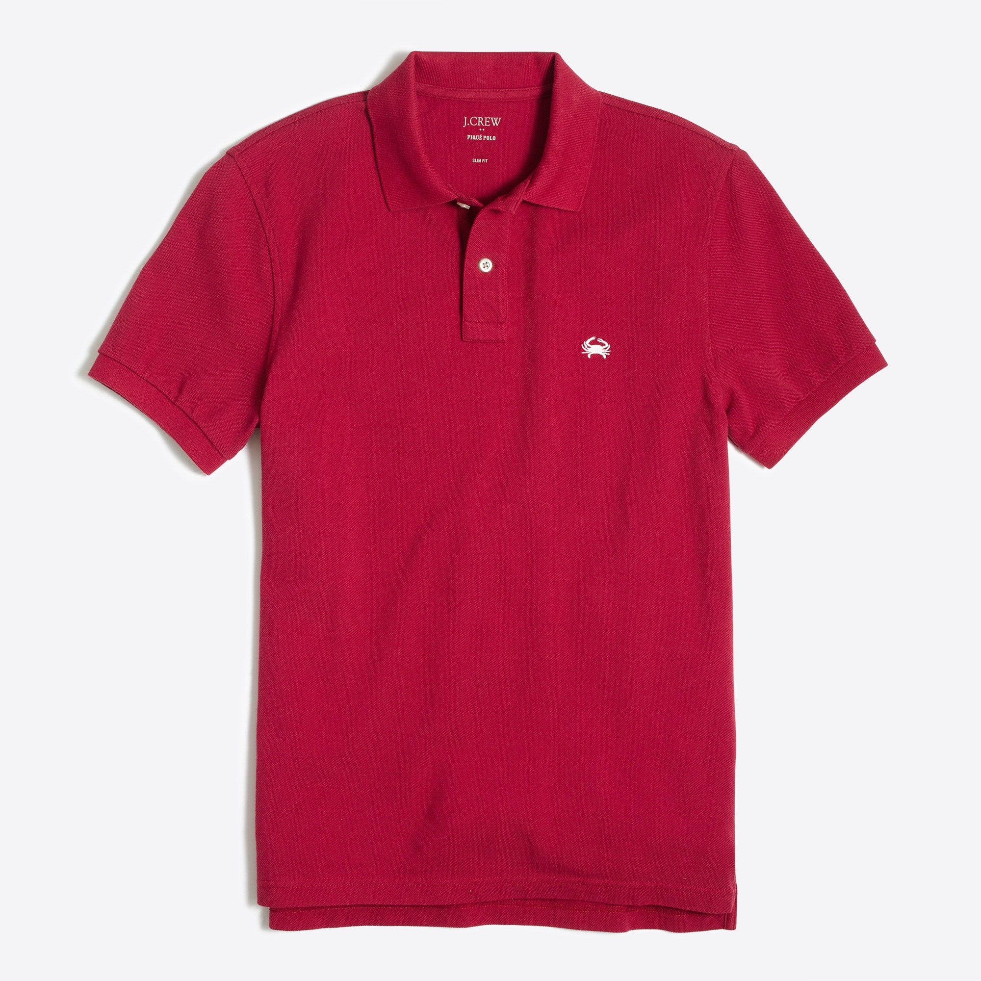 j crew slim fit polo