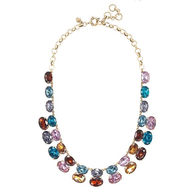 Gem stack necklace : Women necklaces | J.Crew