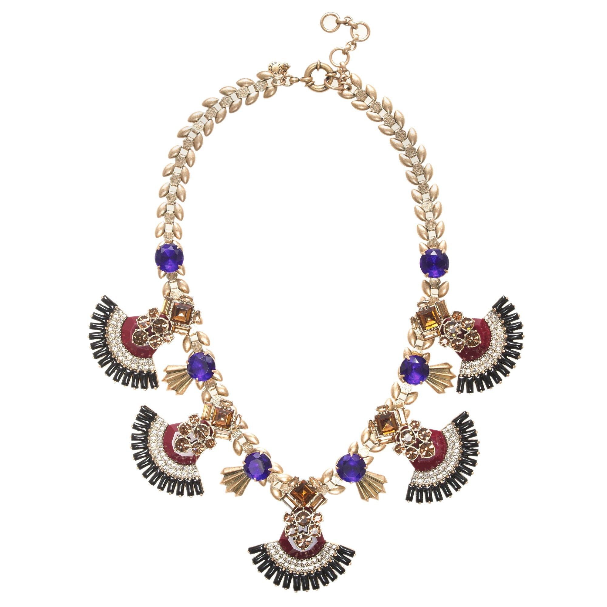Jeweled fan necklace Women necklaces J.Crew