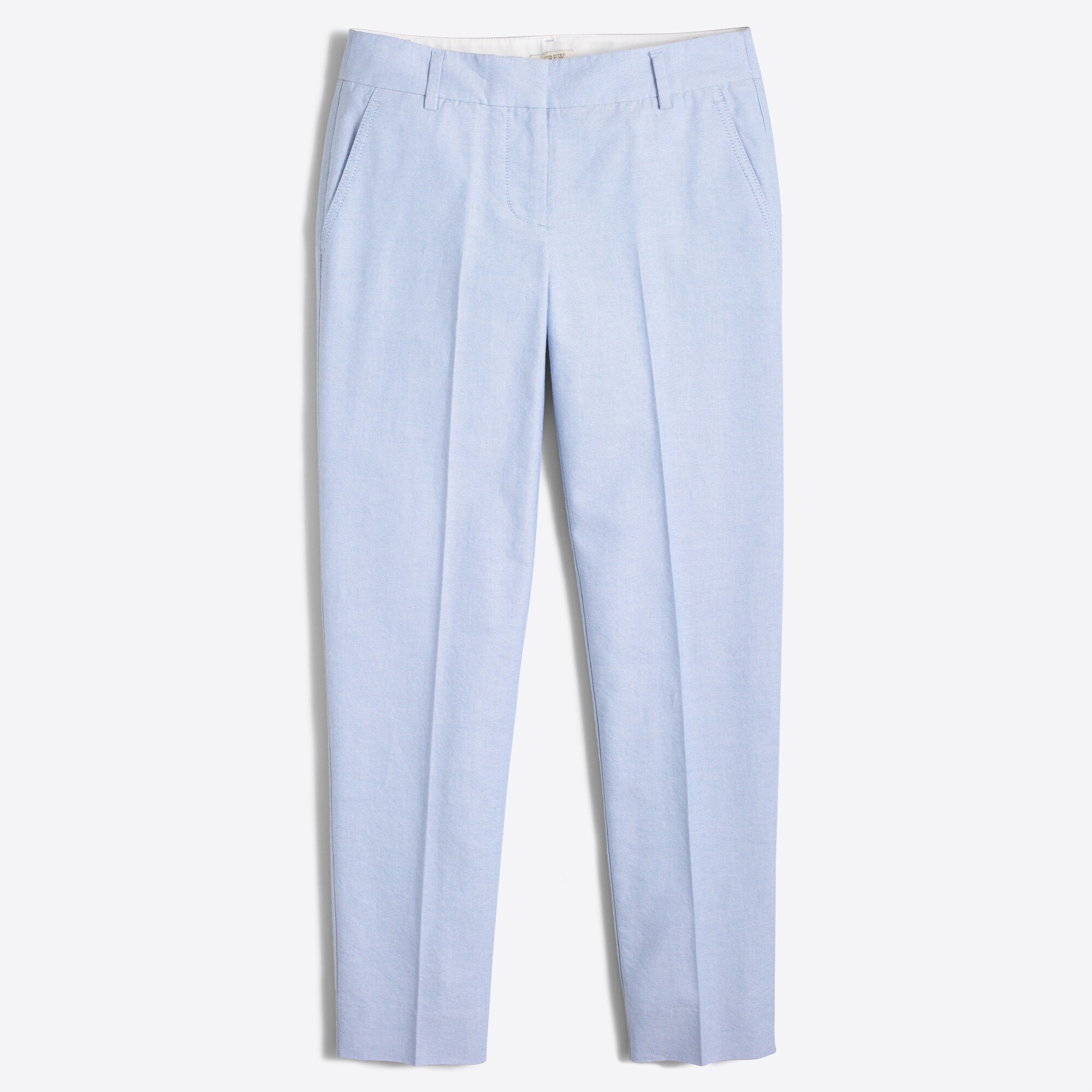 skimmer pant in cotton oxford for women