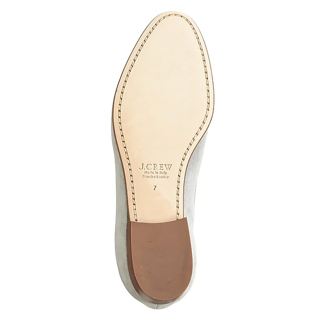 Suede bow loafers : Women loafers & oxfords | J.Crew