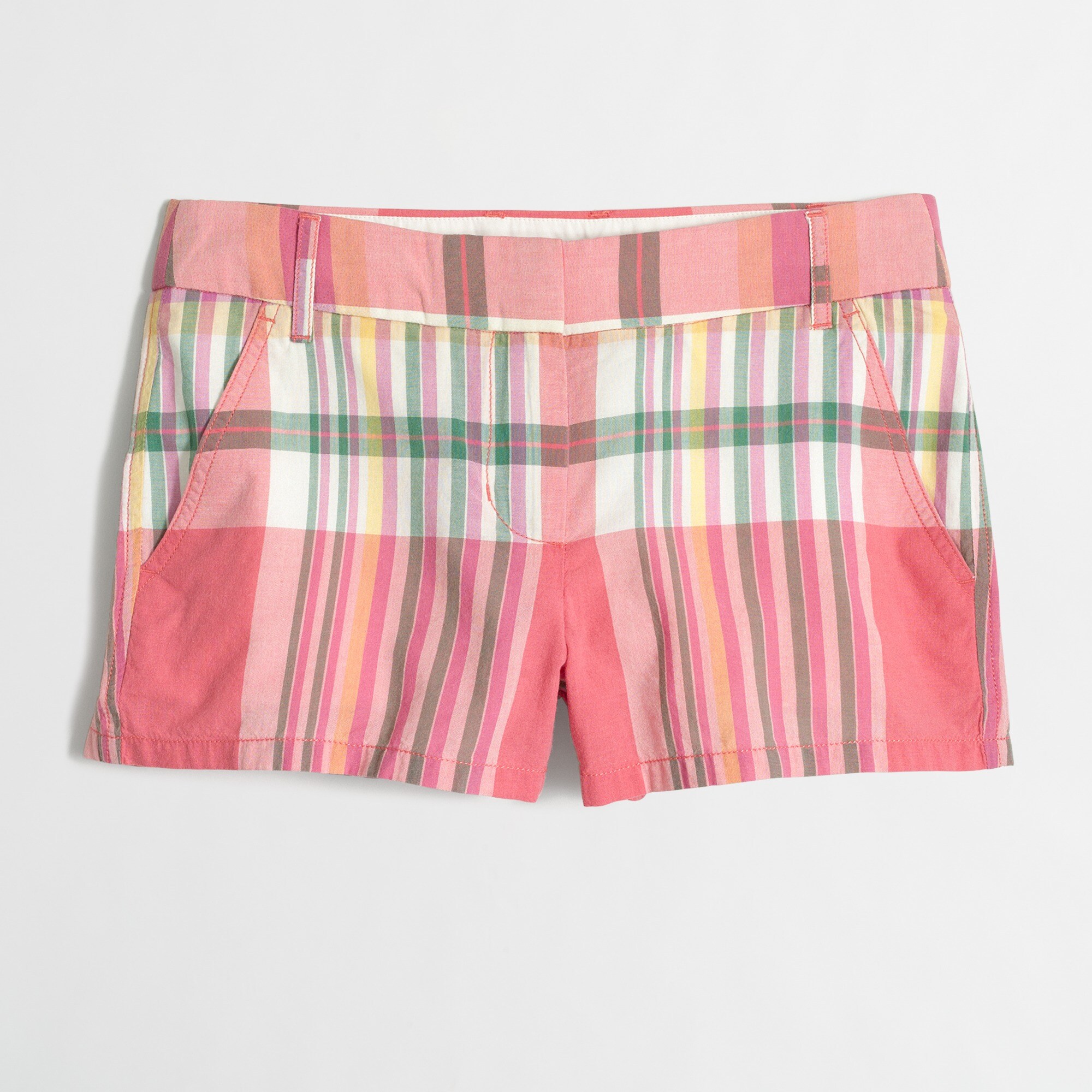 3" summer plaid short