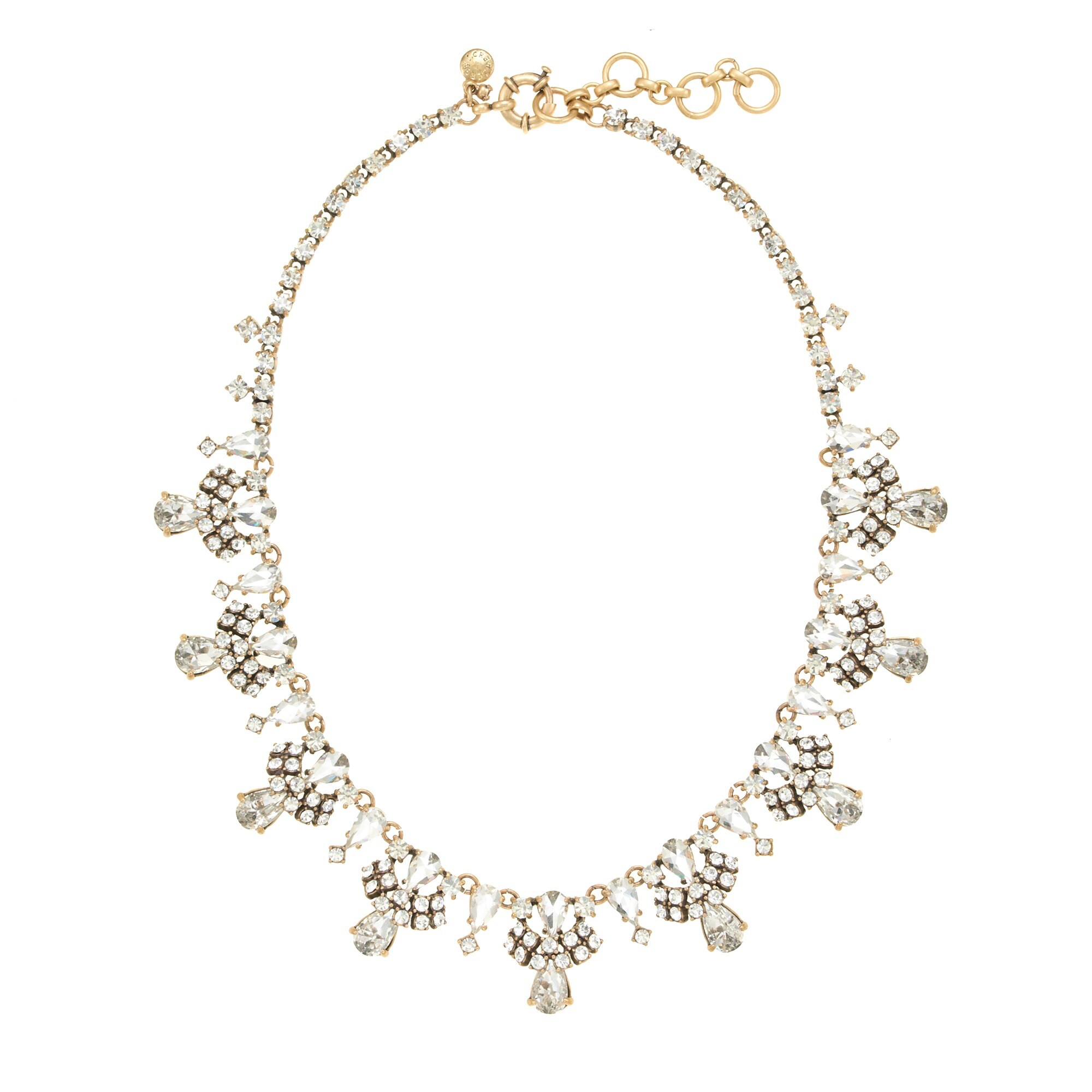 Crystal garland necklace : | J.Crew