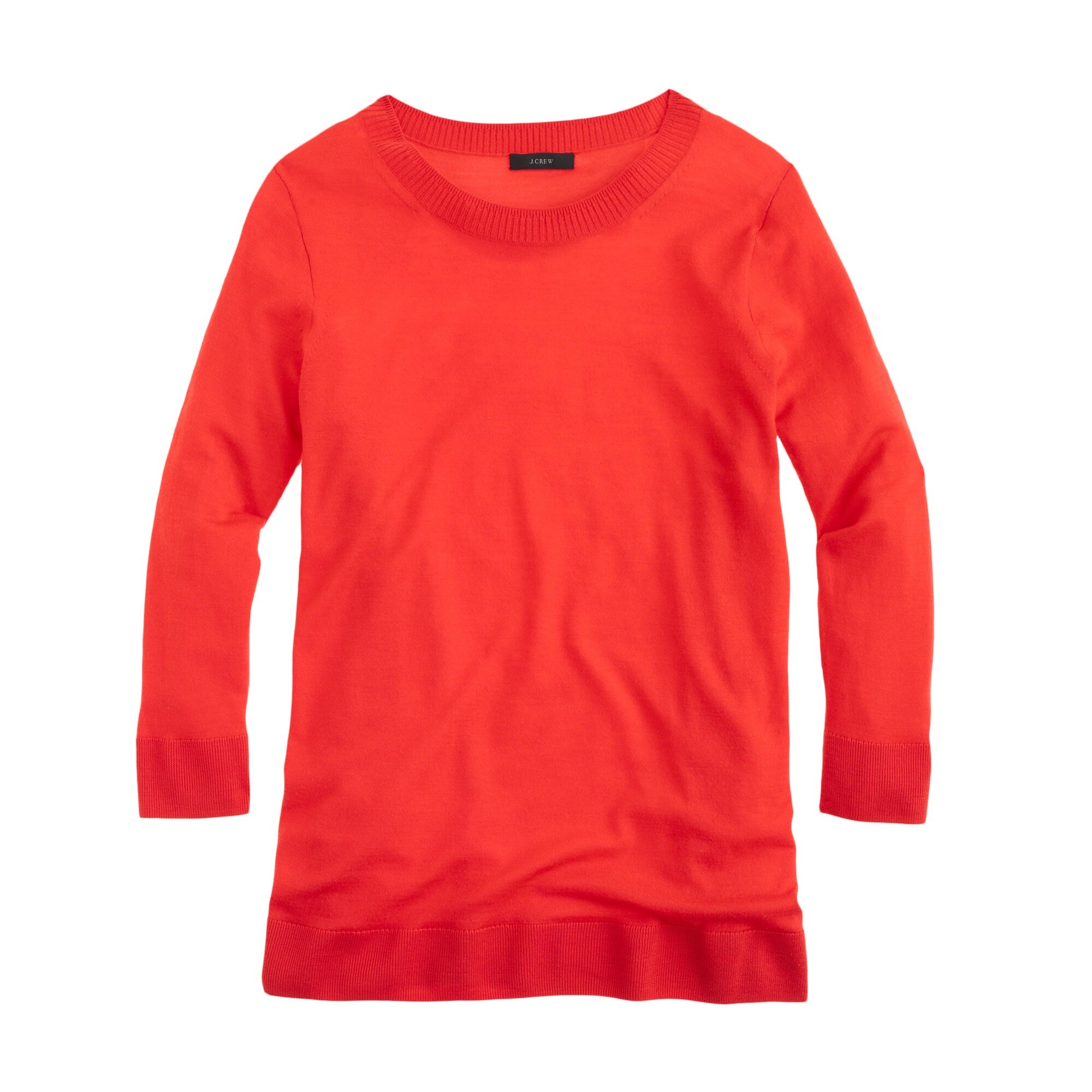 Lightweight merino wool tunic sweater