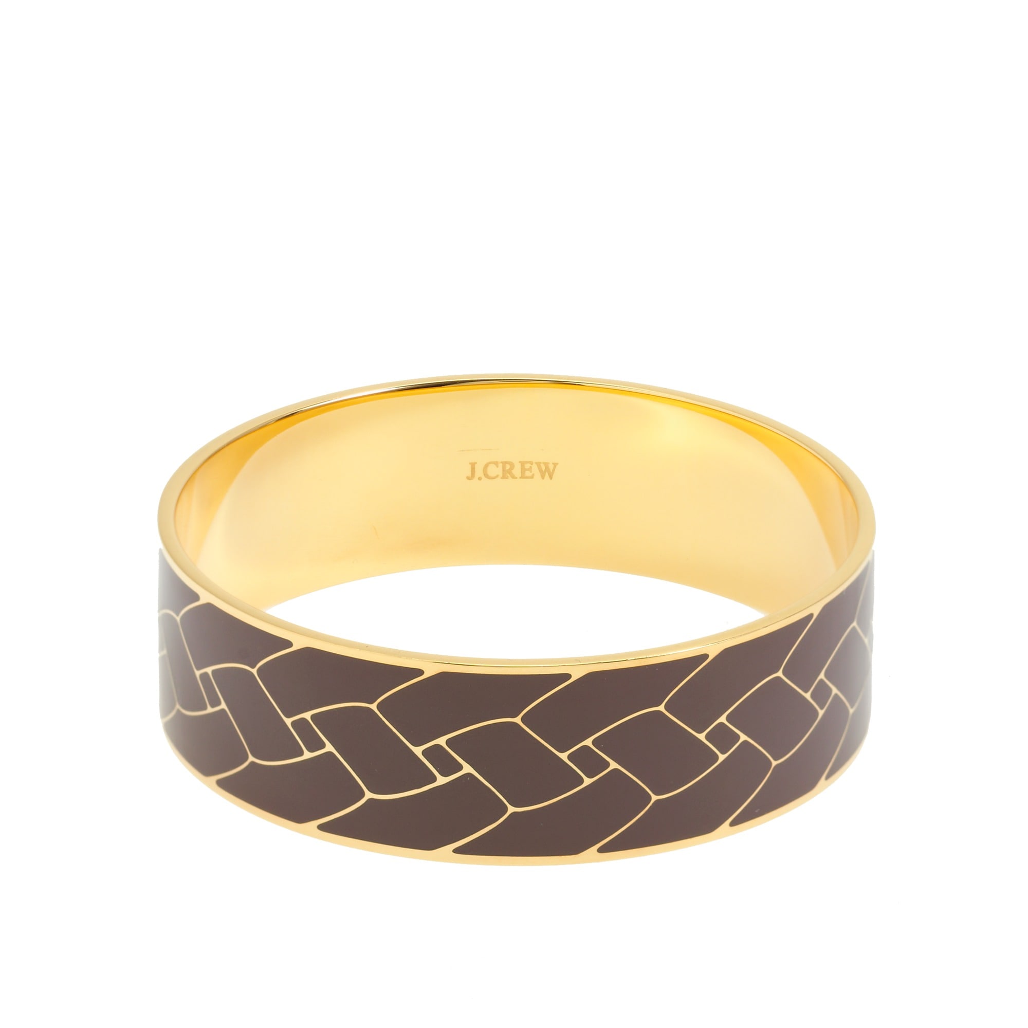 Etched enamel bangle J.Crew