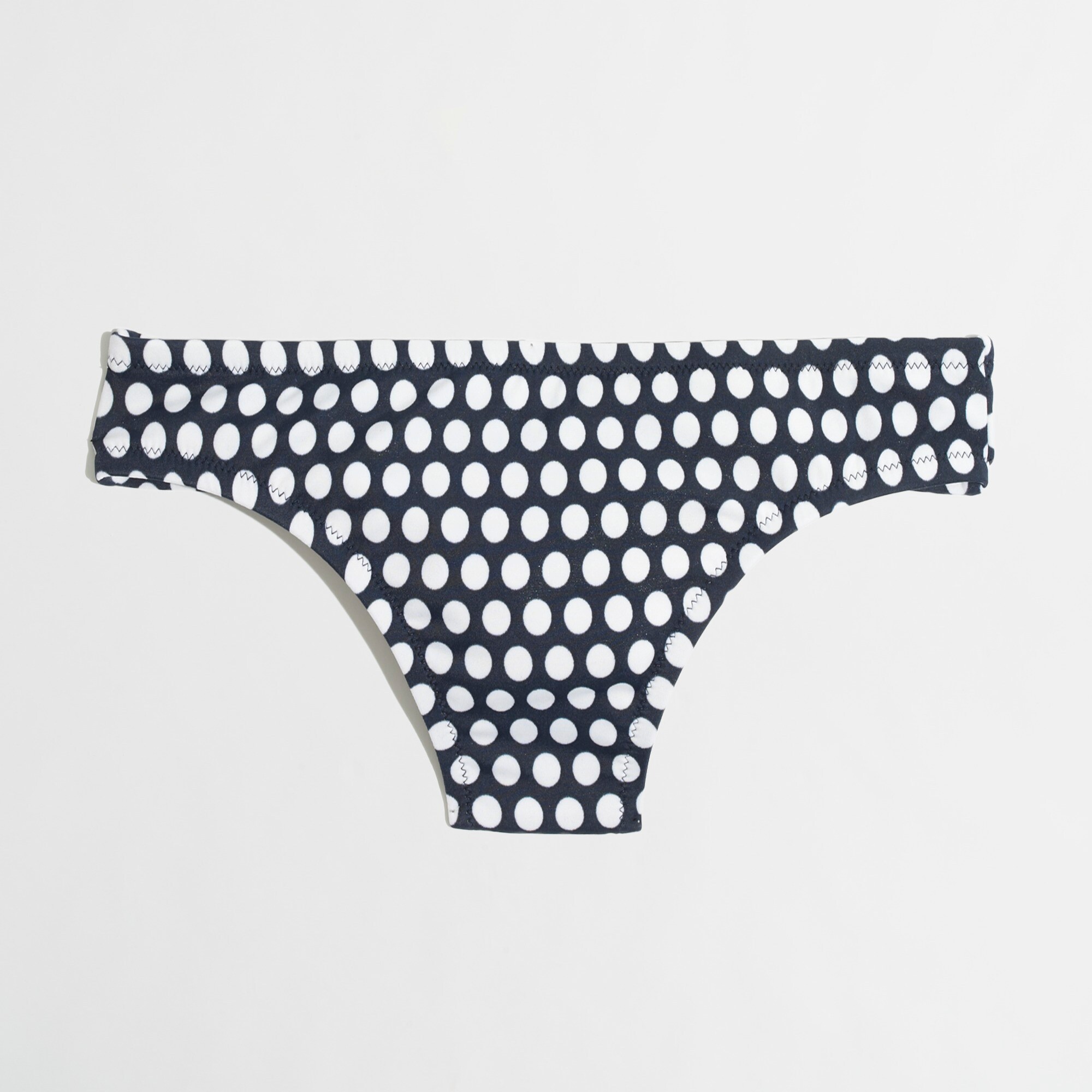 Factory bikini bottom in navy dot
