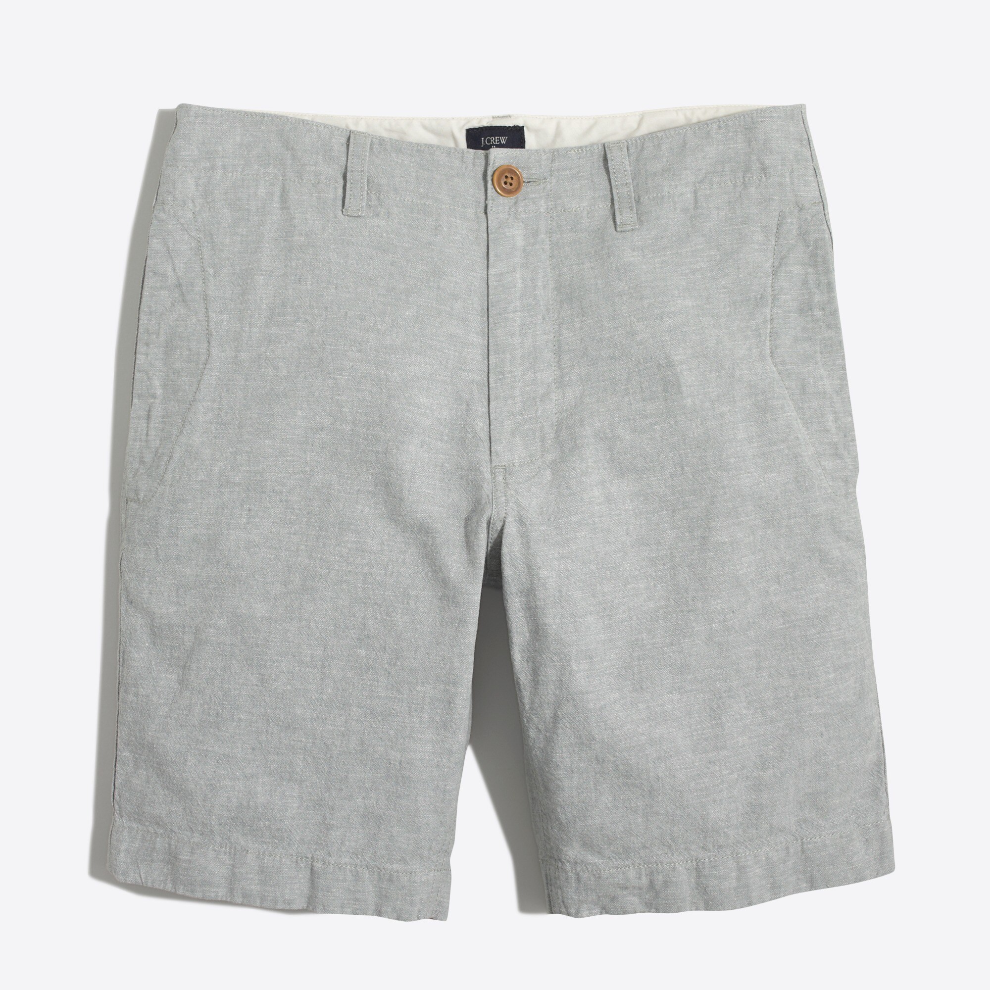J crew men's linen shorts on sale