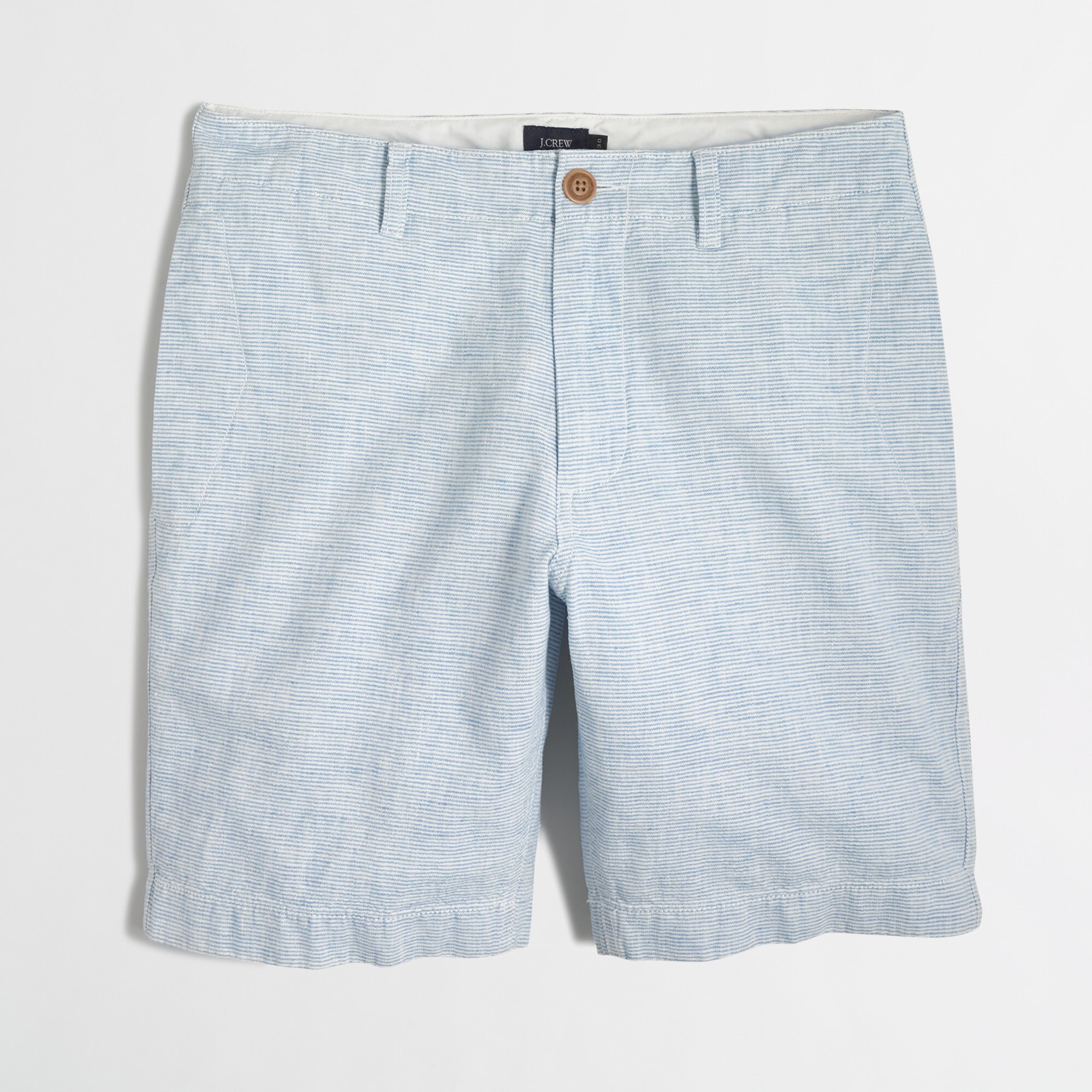 9" linen-cotton beach short for men