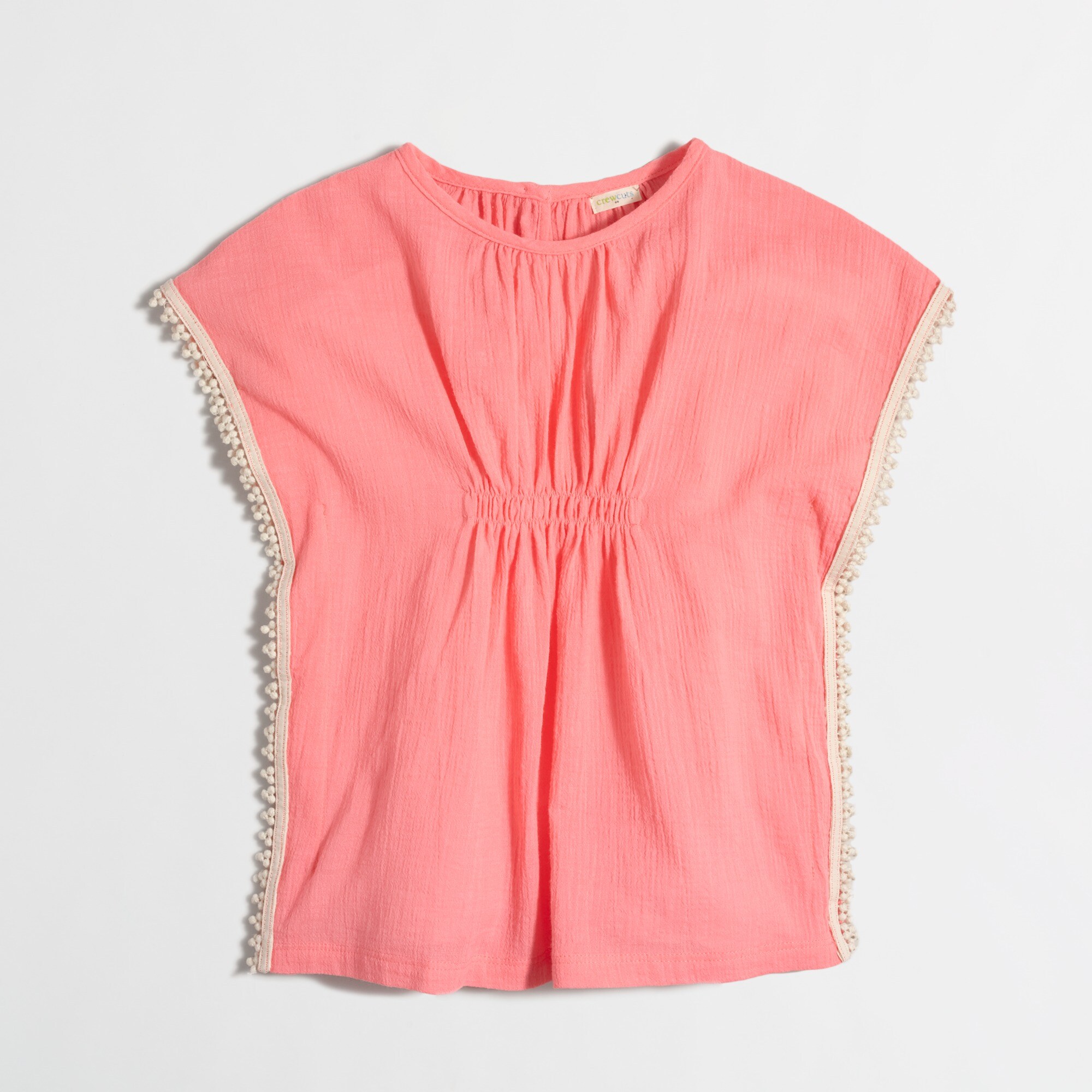 Girls' pom pom tunic