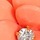 Crystal floral burst necklace NEON PERSIMMON factory: crystal floral burst necklace for women
