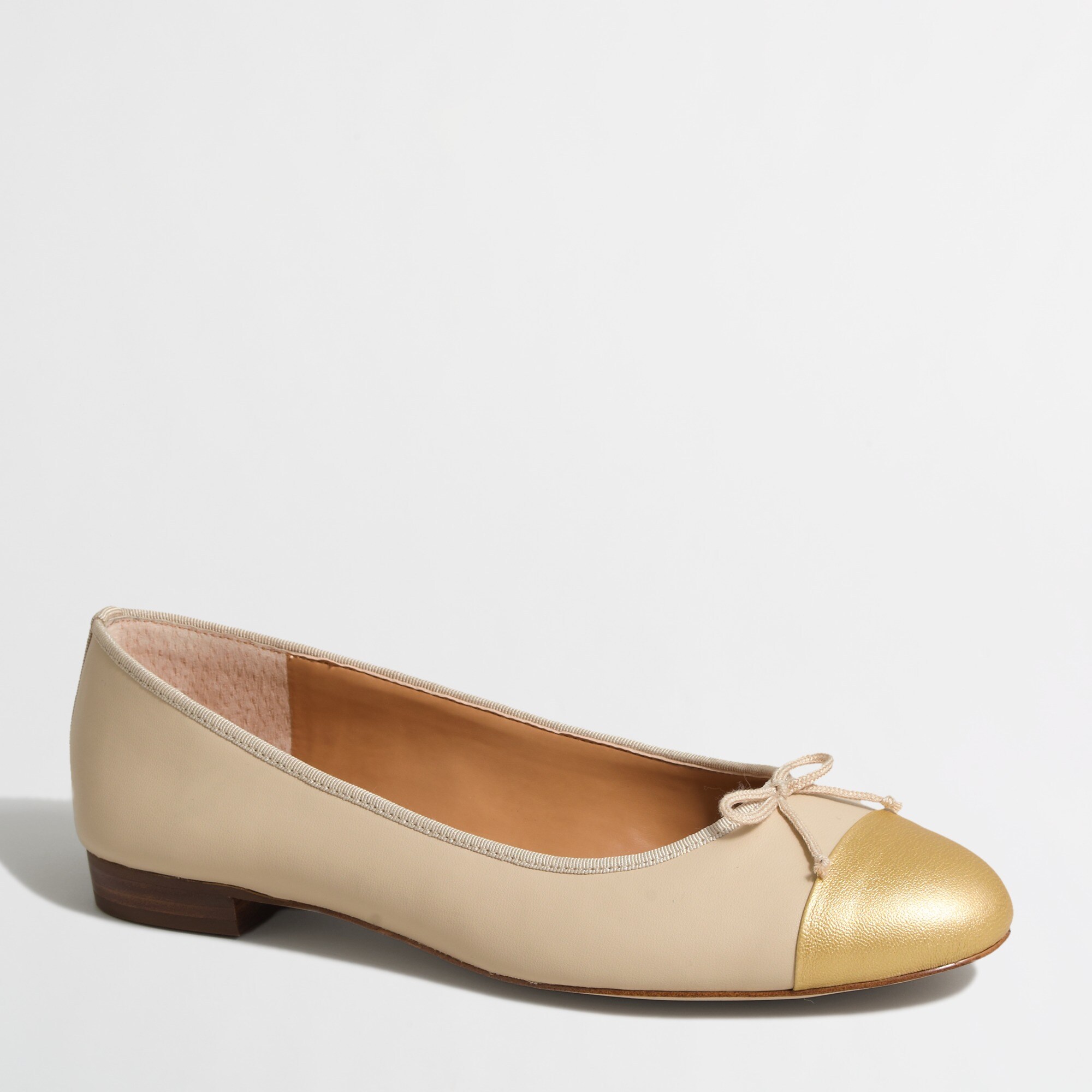 Factory uptown cap toe ballet flats