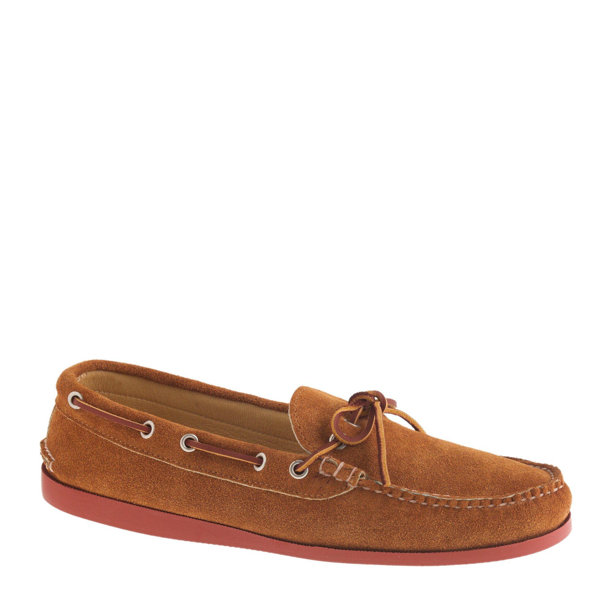 Men's Quoddy® for J.Crew suede canoe moccasins : J.Crew