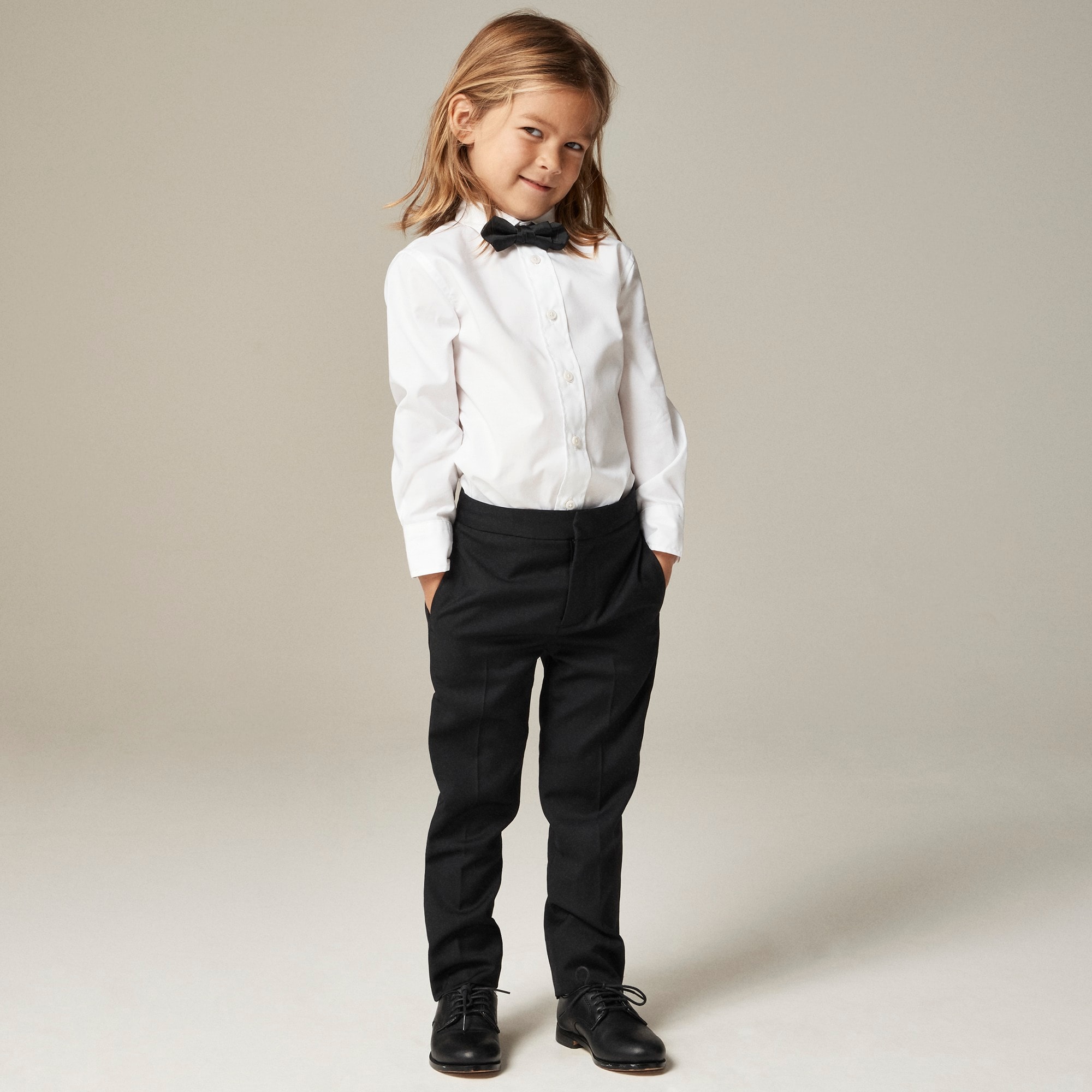 boys Boys' slim Ludlow tuxedo pant in Italian wool