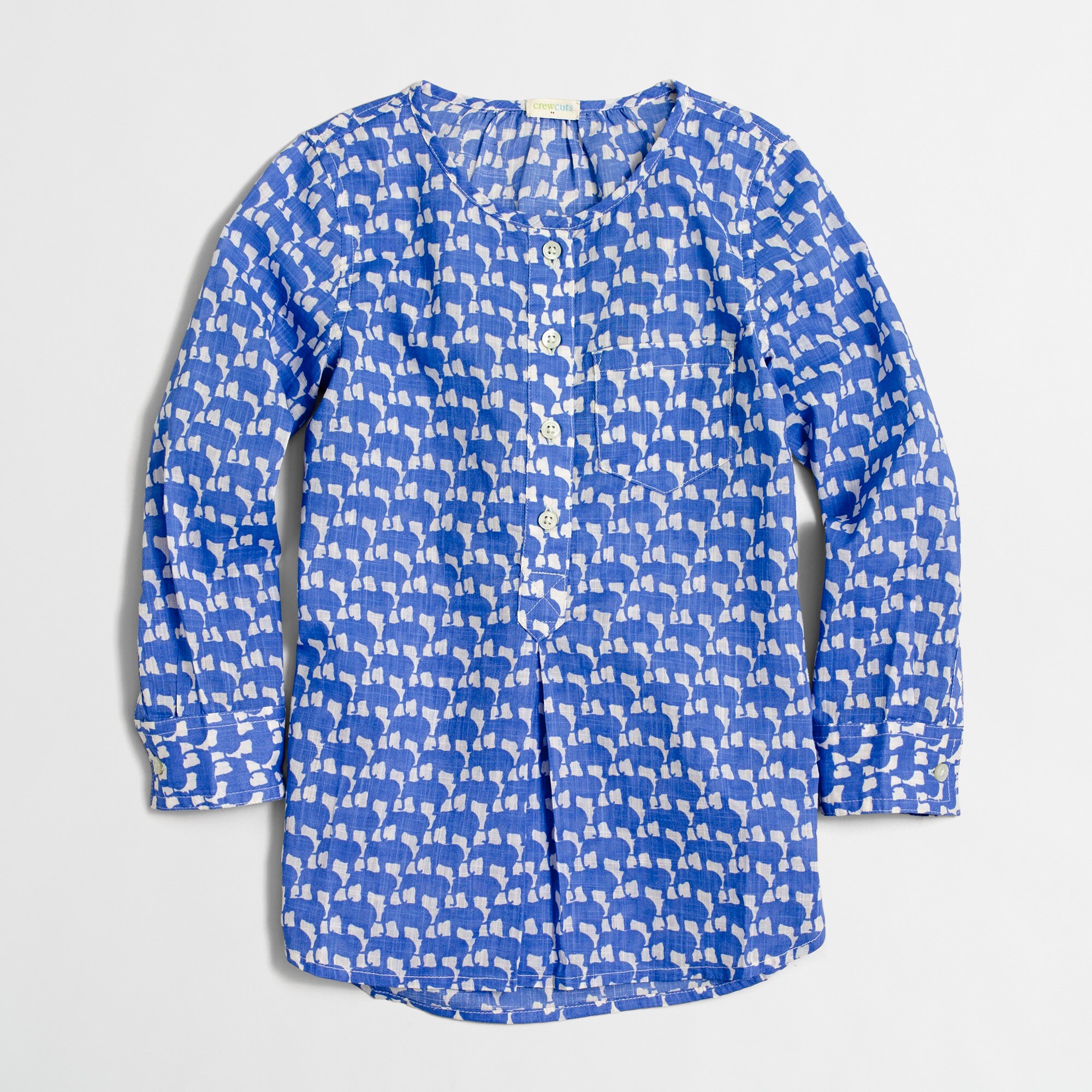 girls' printed cotton tunic for girls