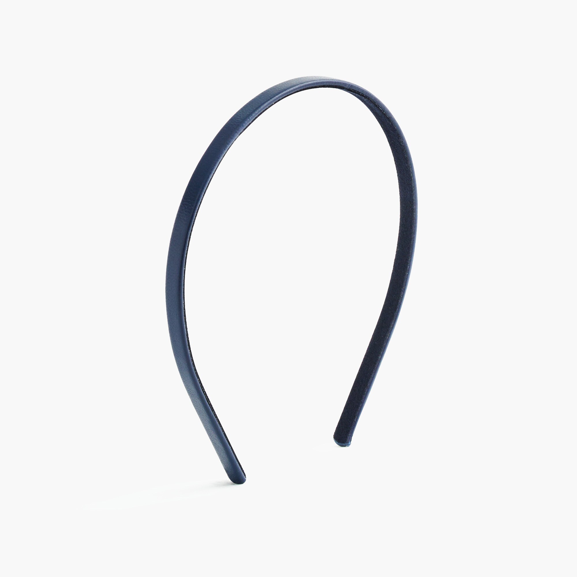 Leather skinny headband